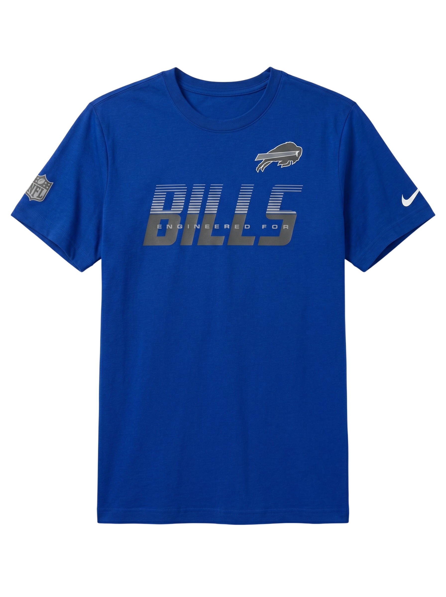 Buffalo Bills 2026 NFL Sideline Team Issue Dri-Fit T-Shirt Blau