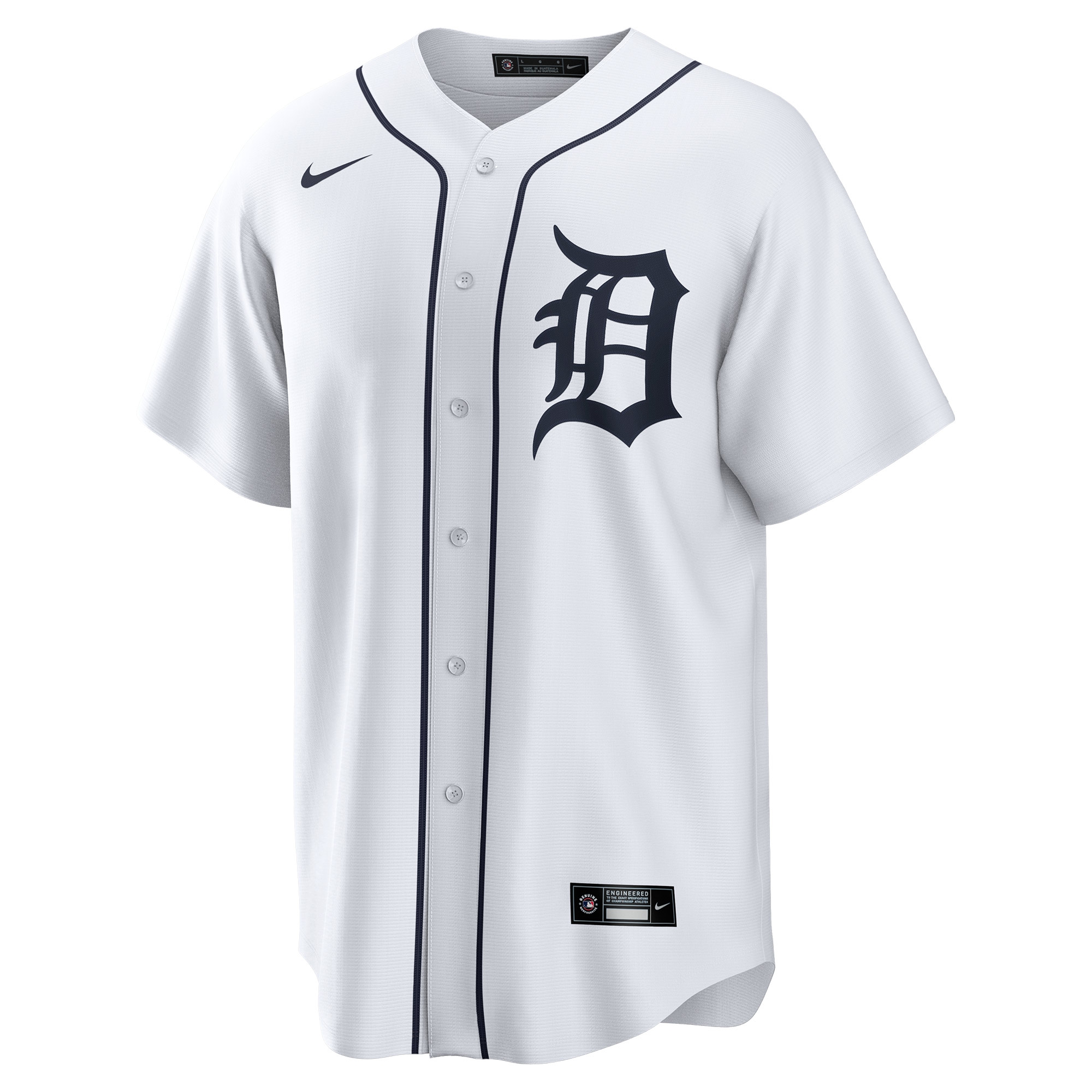 Detroit Tigers Nike MLB Home Trikot Weiß