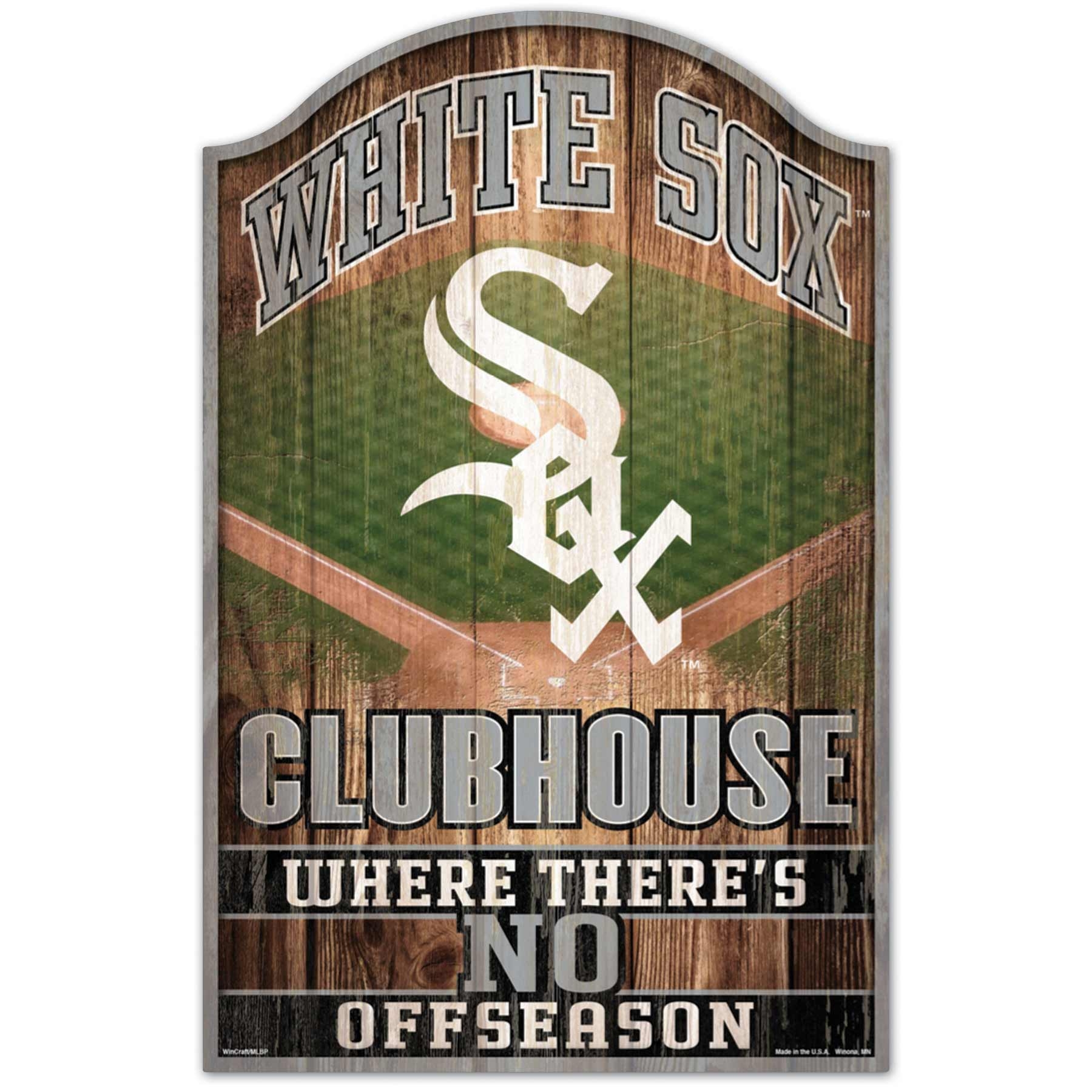 Chicago White Sox WinCraft MLB Clubhouse Holzschild
