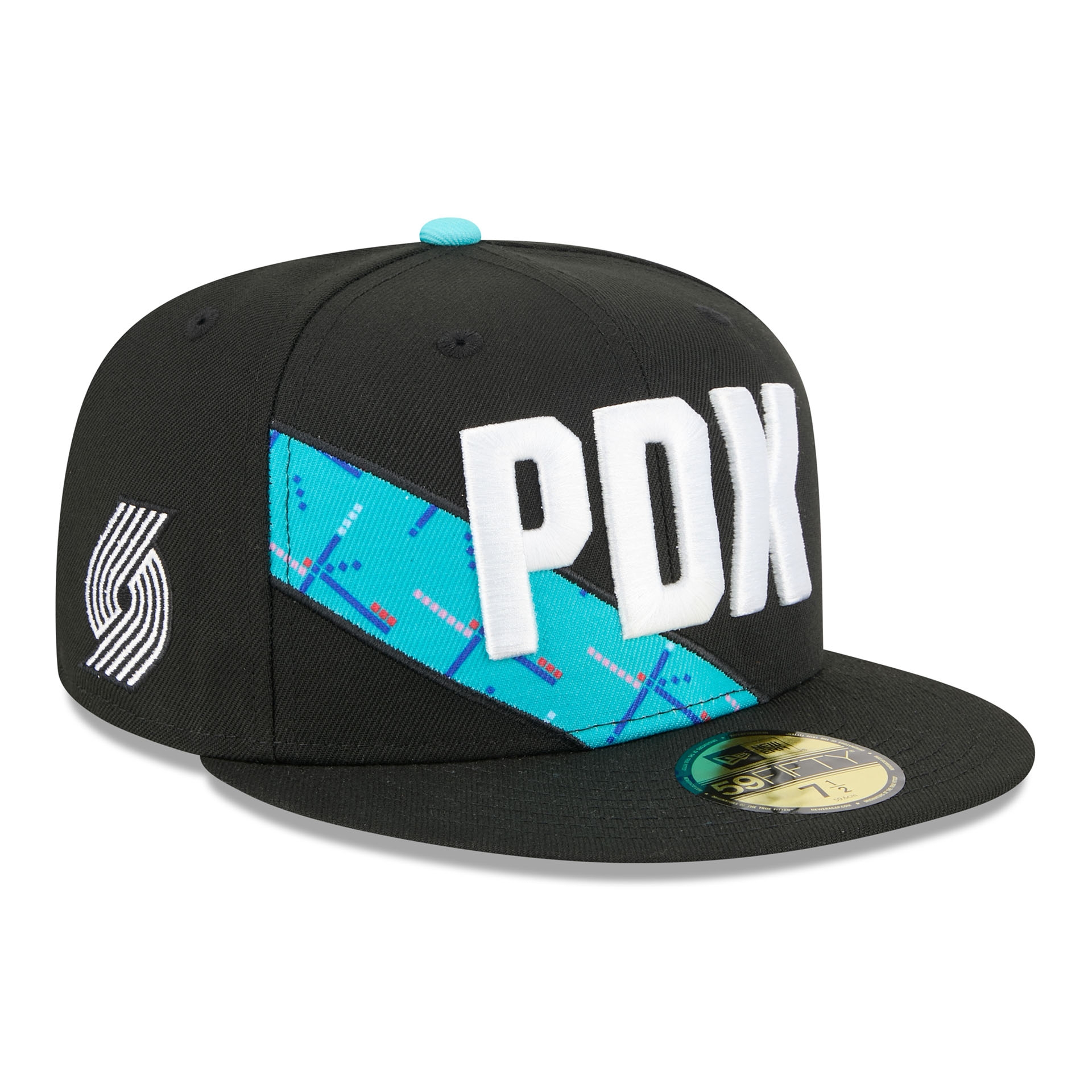 Portland Trail Blazers 2025-26 NBA City Edition 59FIFTY Fitted Cap