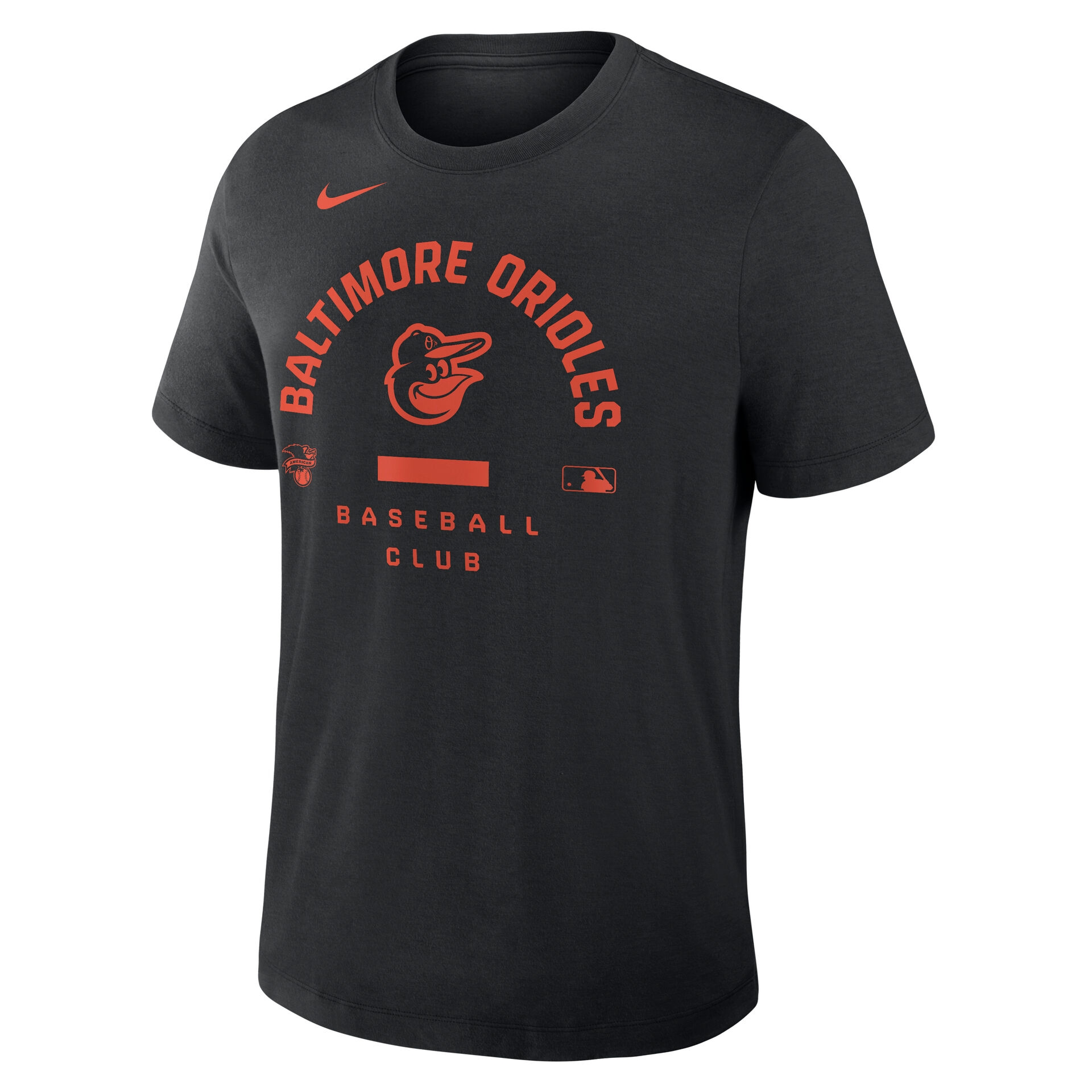 Baltimore Orioles Early Work 2026 MLB Authentic Tri-Blend T-Shirt Schwarz