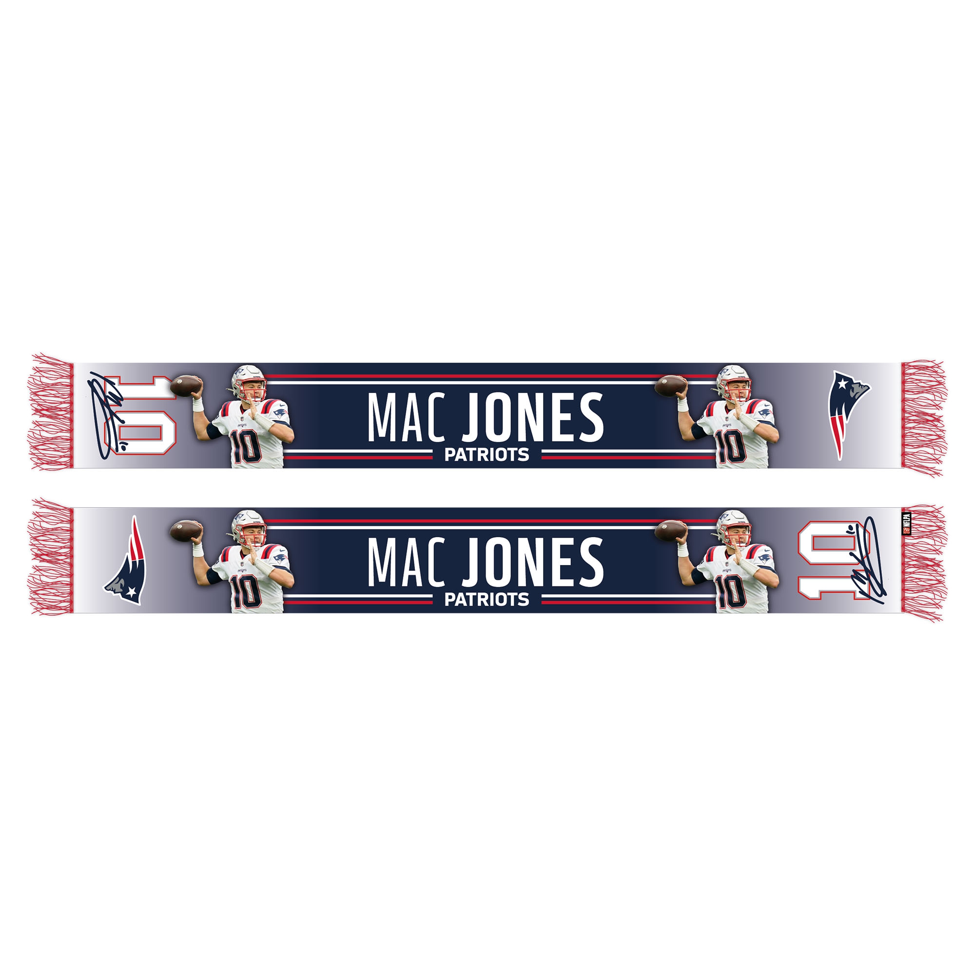 Mac Jones New England Patriots HD NFL Scarf