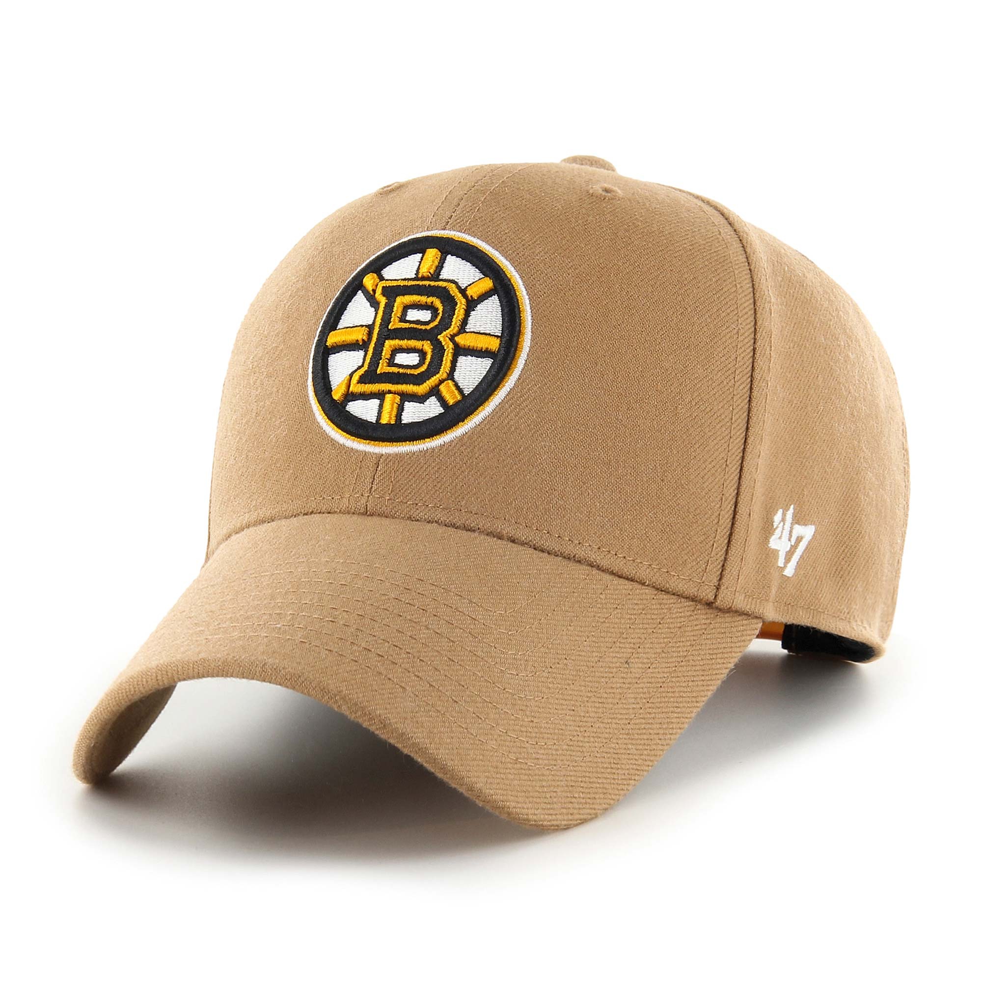 Boston Bruins Camel '47 MVP Snapback NHL Cap Braun