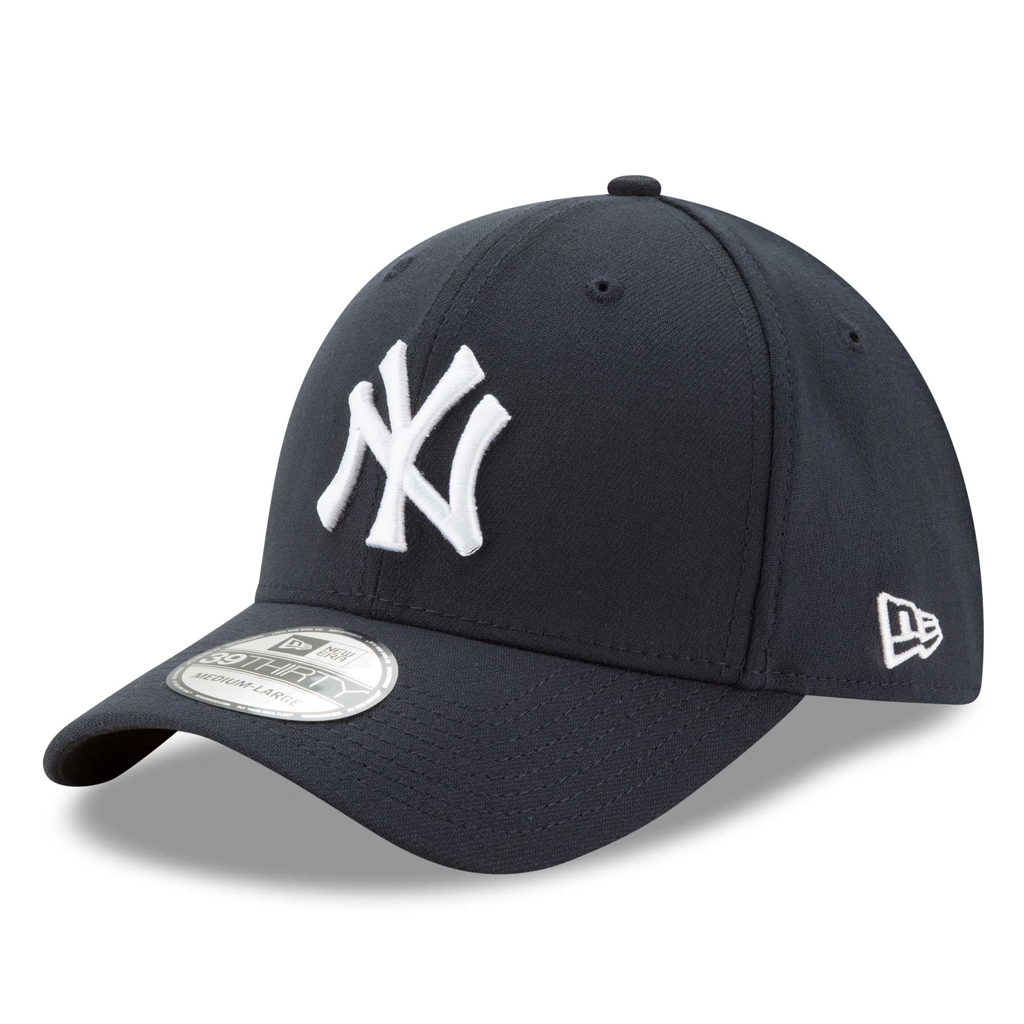 New York Yankees Stretch Fit Basic MLB Cap Game Navy