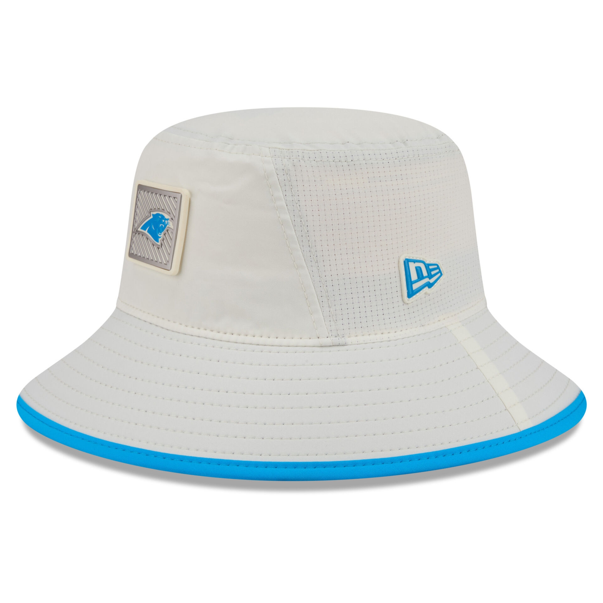 Carolina Panthers 2026 NFL Training Camp Stretch Bucket Hat Cream/Blue