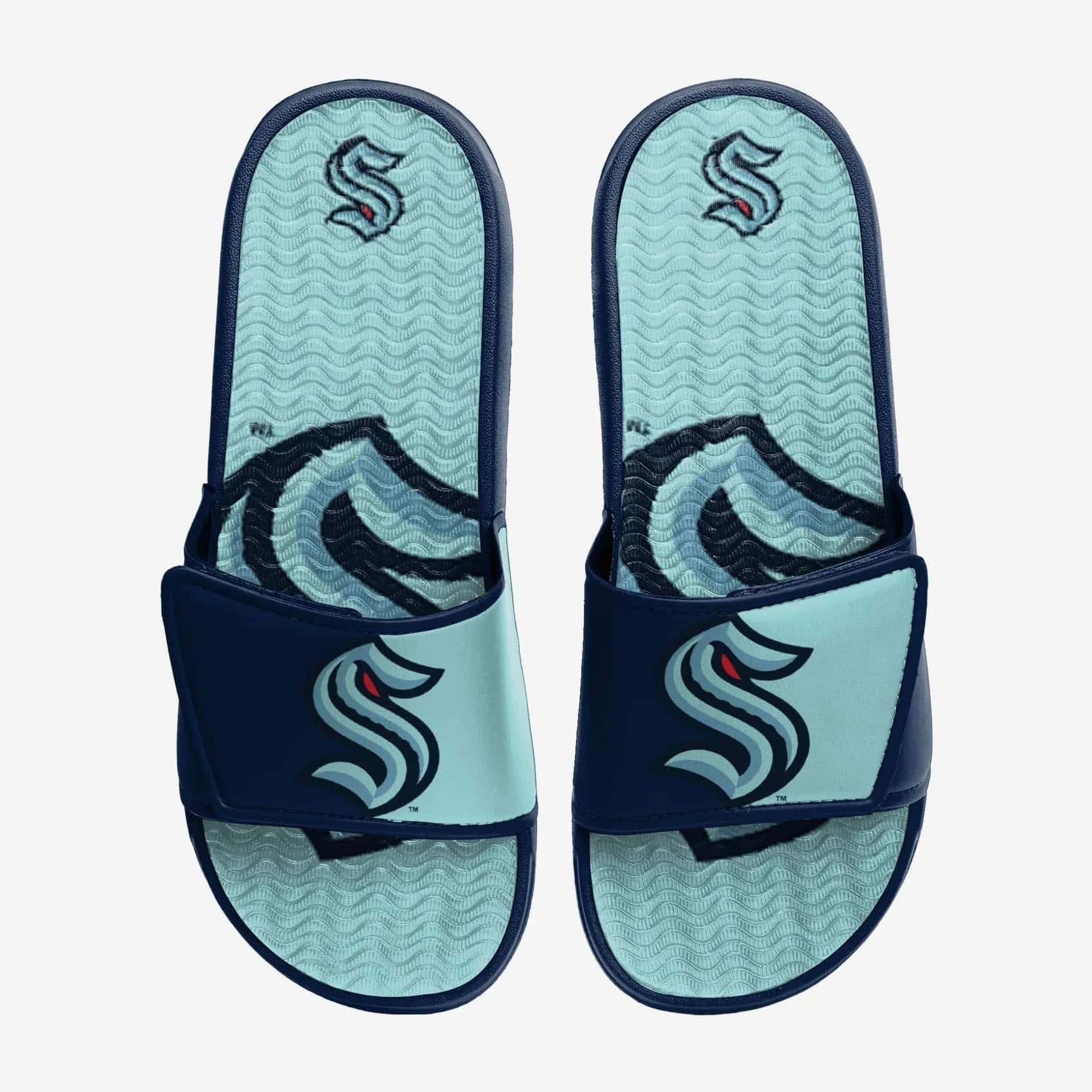 Seattle Kraken Big Logo NHL Gel Badelatschen