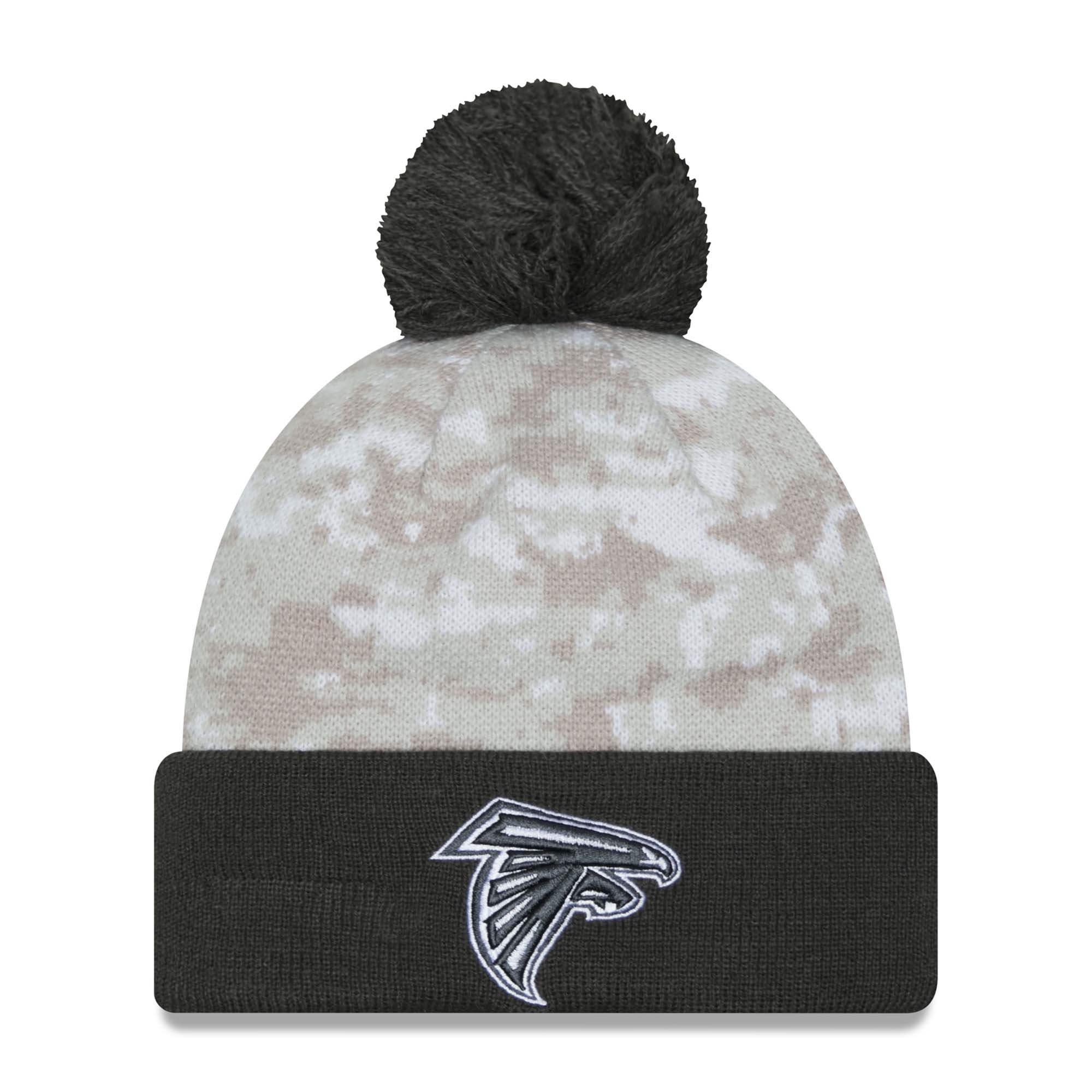 Atlanta Falcons 2024 NFL Salute to Service New Era Sport Pom Knit