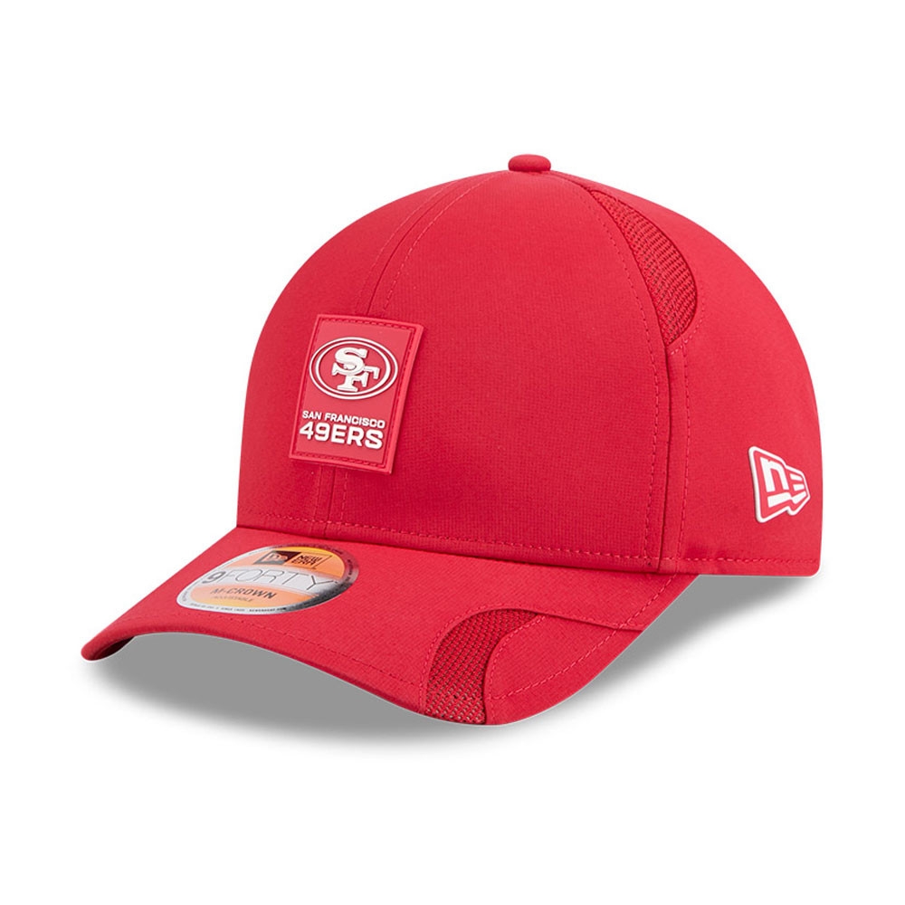 San Francisco 49ers 2025 NFL On-Field Sideline 9FORTY M-Crown Cap Red