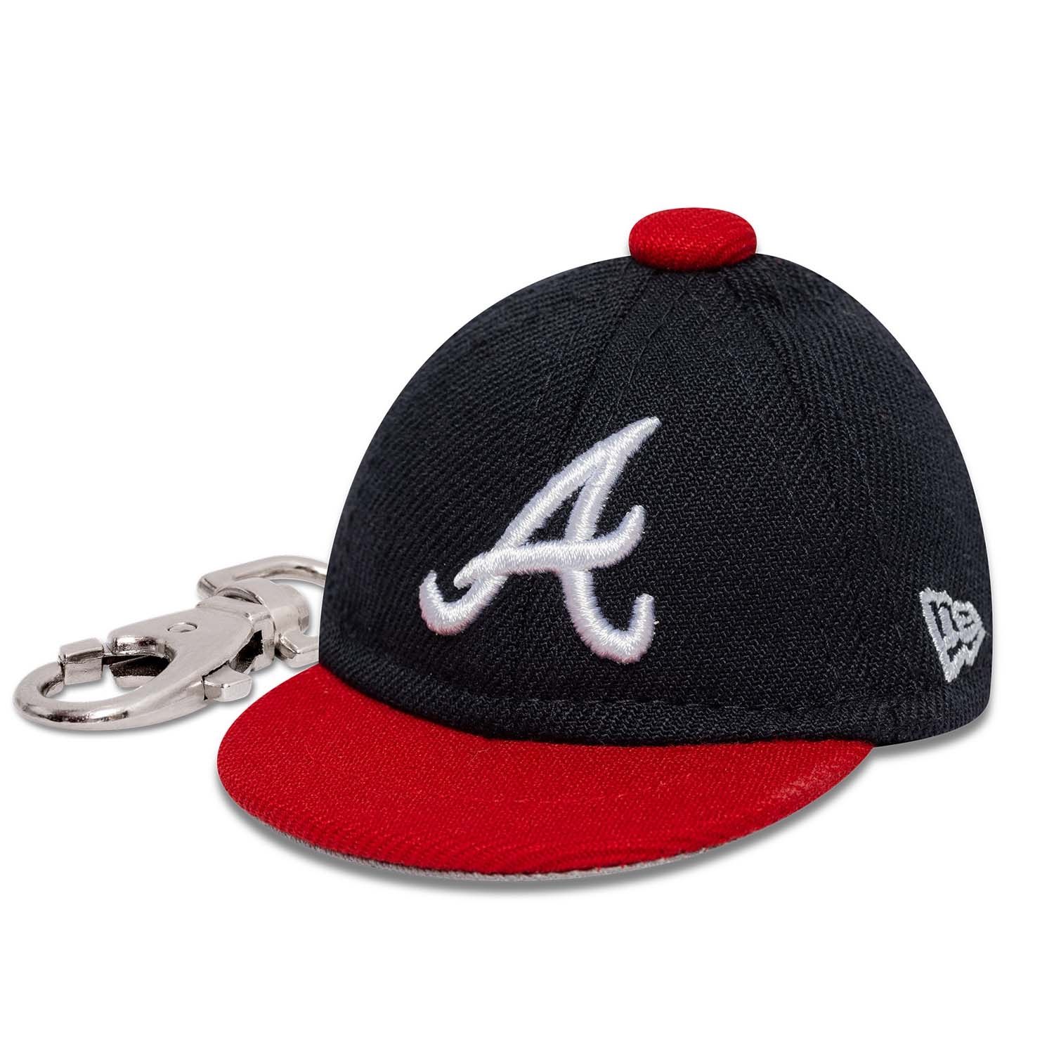 Atlanta Braves MLB Mini Cap Mini Cap Key Chain Navy
