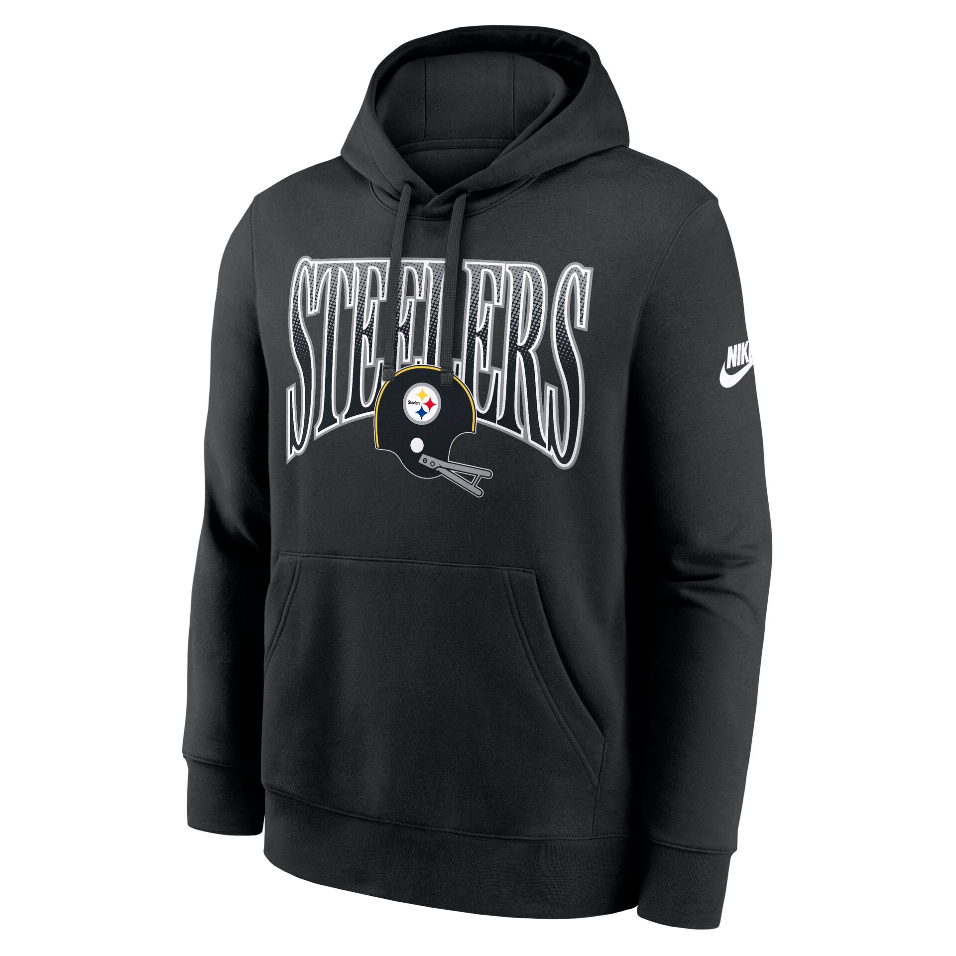 Pittsburgh Steelers Throwback Full Blitz Club NFL Hoodie Schwarz