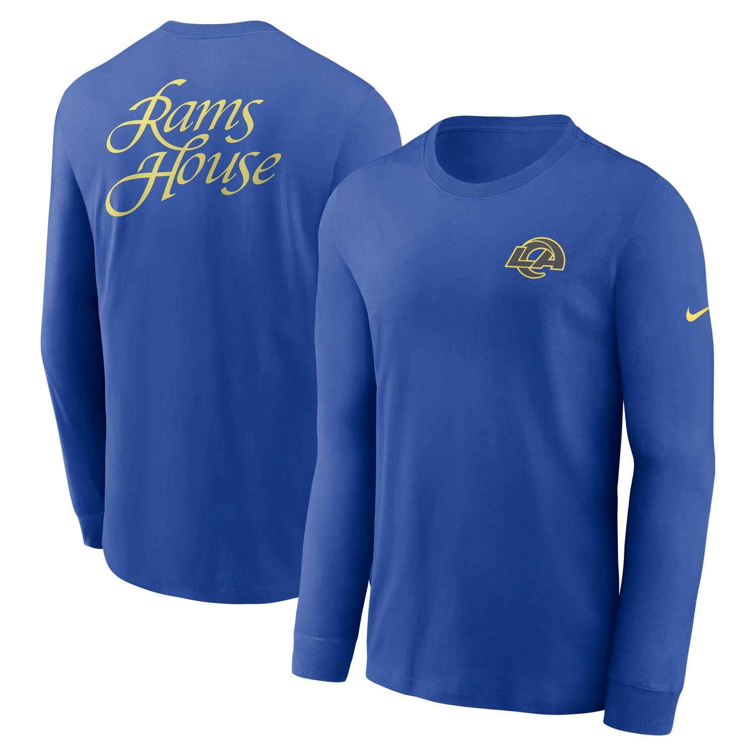 Los Angeles Rams 2025 Rivalries Essential NFL Long Sleeve T-Shirt Blue