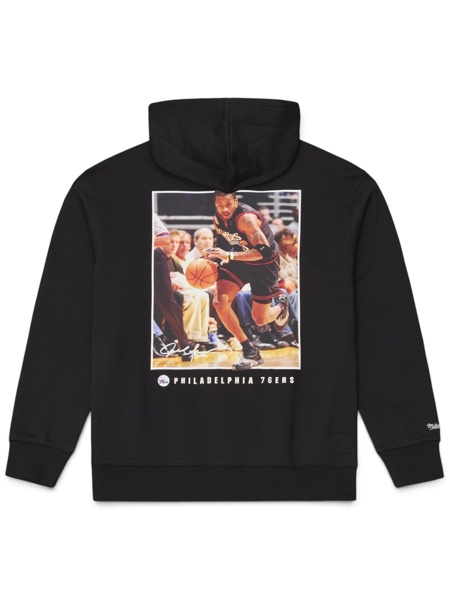 Allen Iverson Philadelphia 76ers Player Photo NBA Hoodie Schwarz