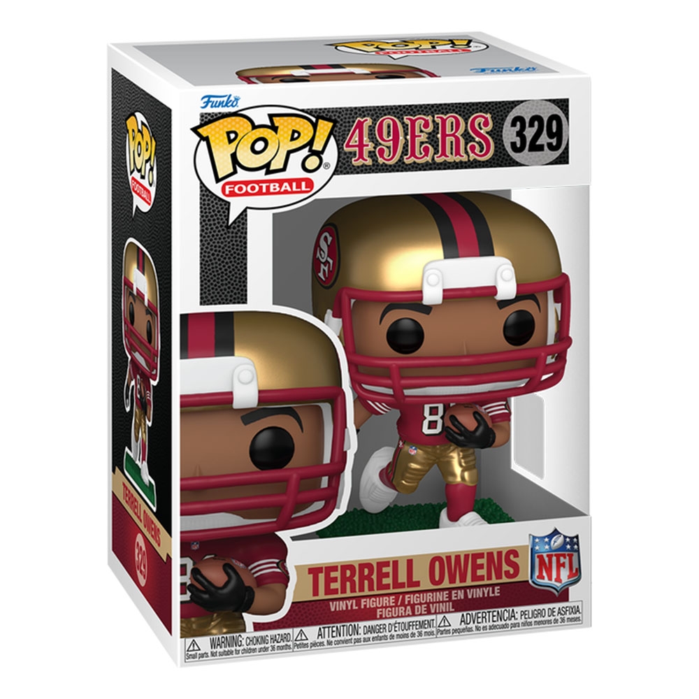 Funko POP! #329 Terrell Owens San Francisco 49ers Vinyl NFL Figur