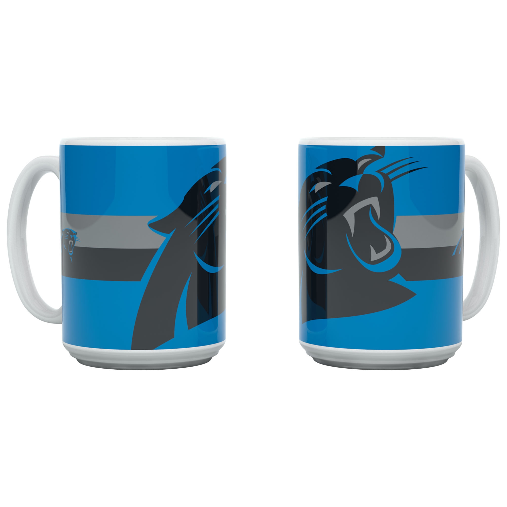 Carolina Panthers Triple Logo Jumbo NFL Becher (450 ml)