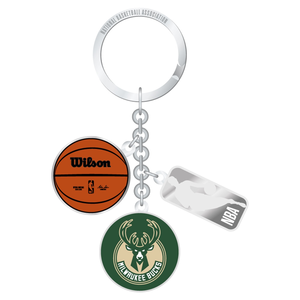 Milwaukee Bucks NBA Charm Schlüsselanhänger