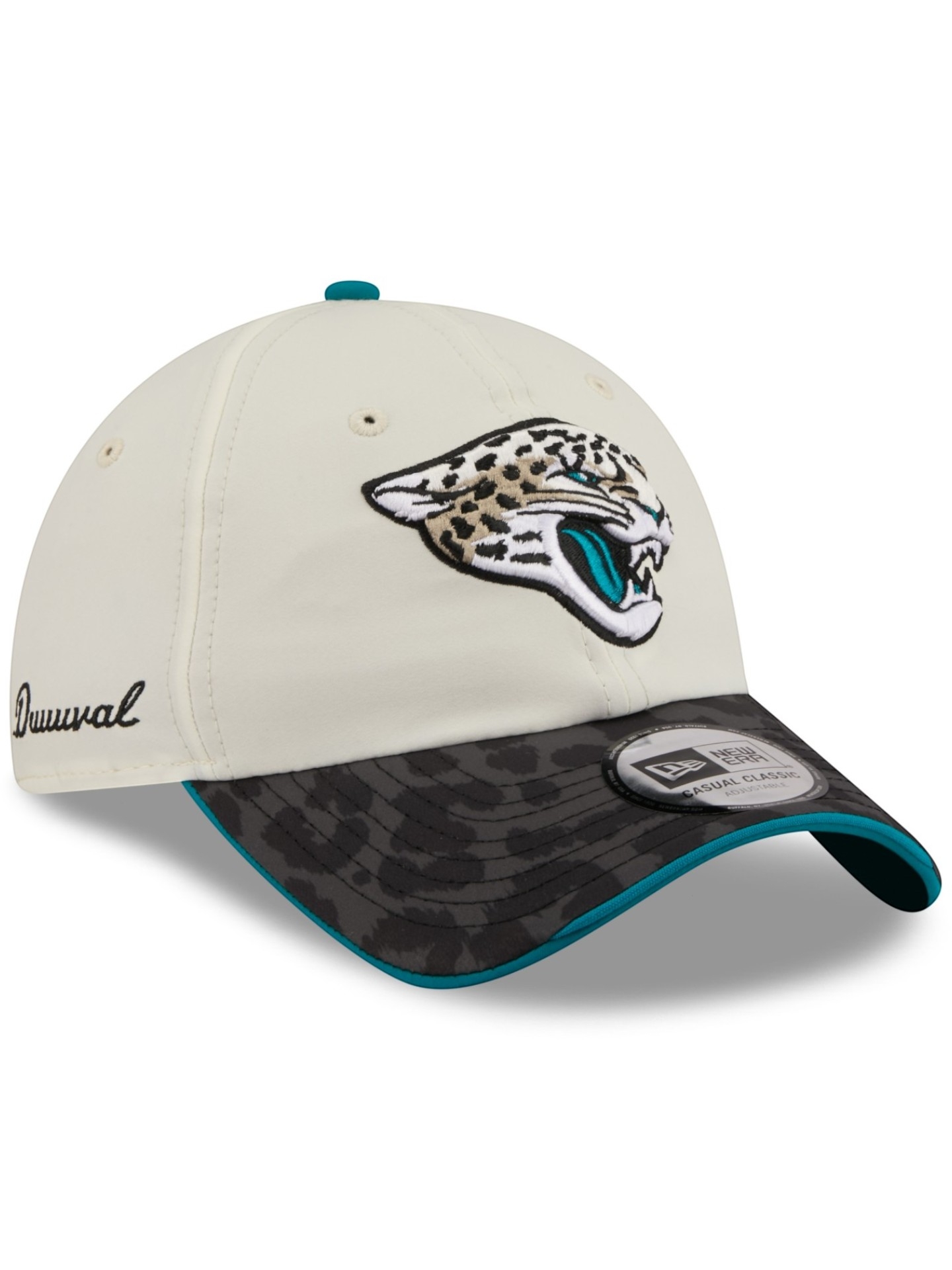 Jacksonville Jaguars 2026 NFL Rivalries Sideline Casual Classic Adjustable Cap Cream
