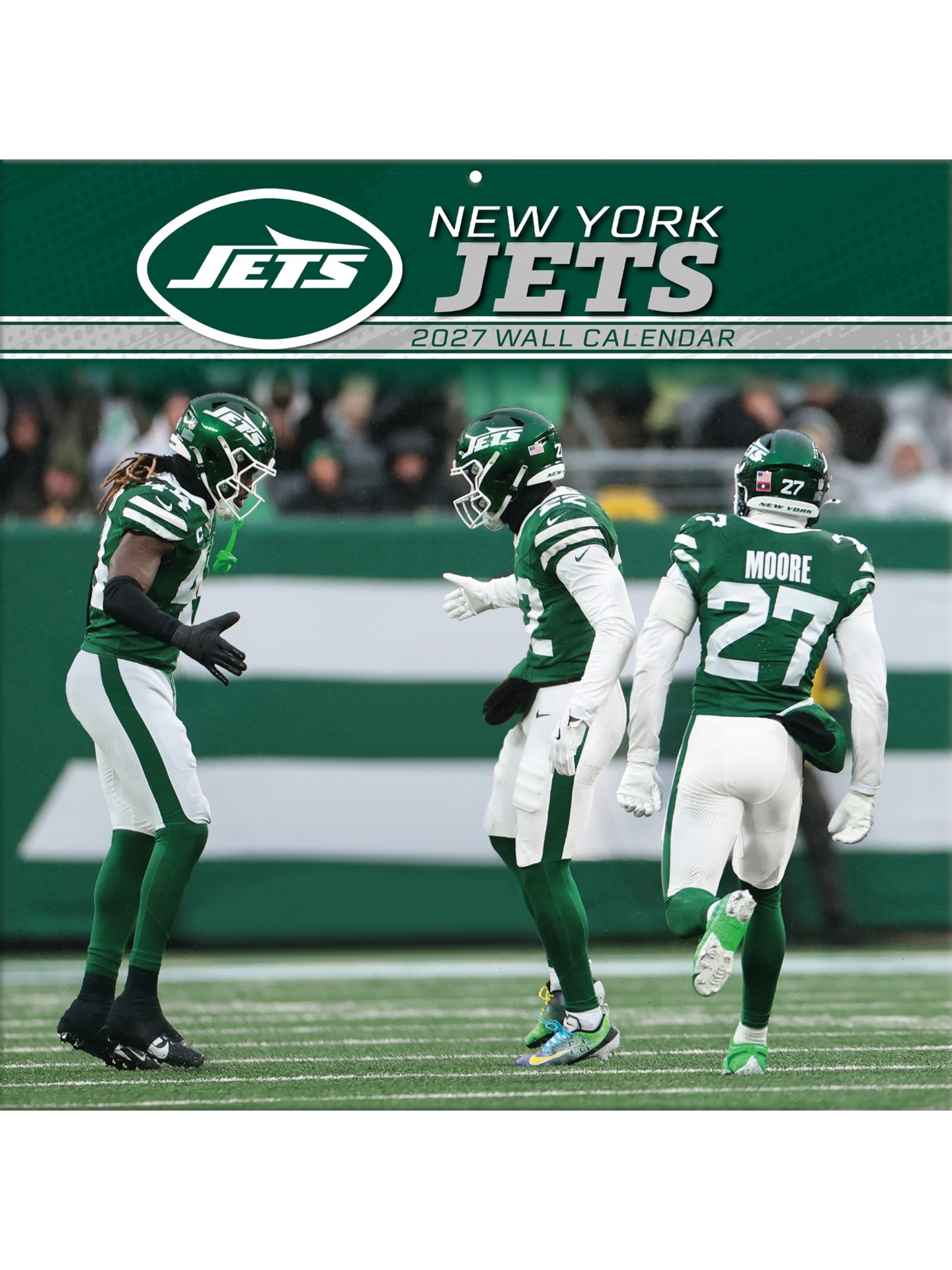 New York Jets 2027 NFL Team Wall Calendar