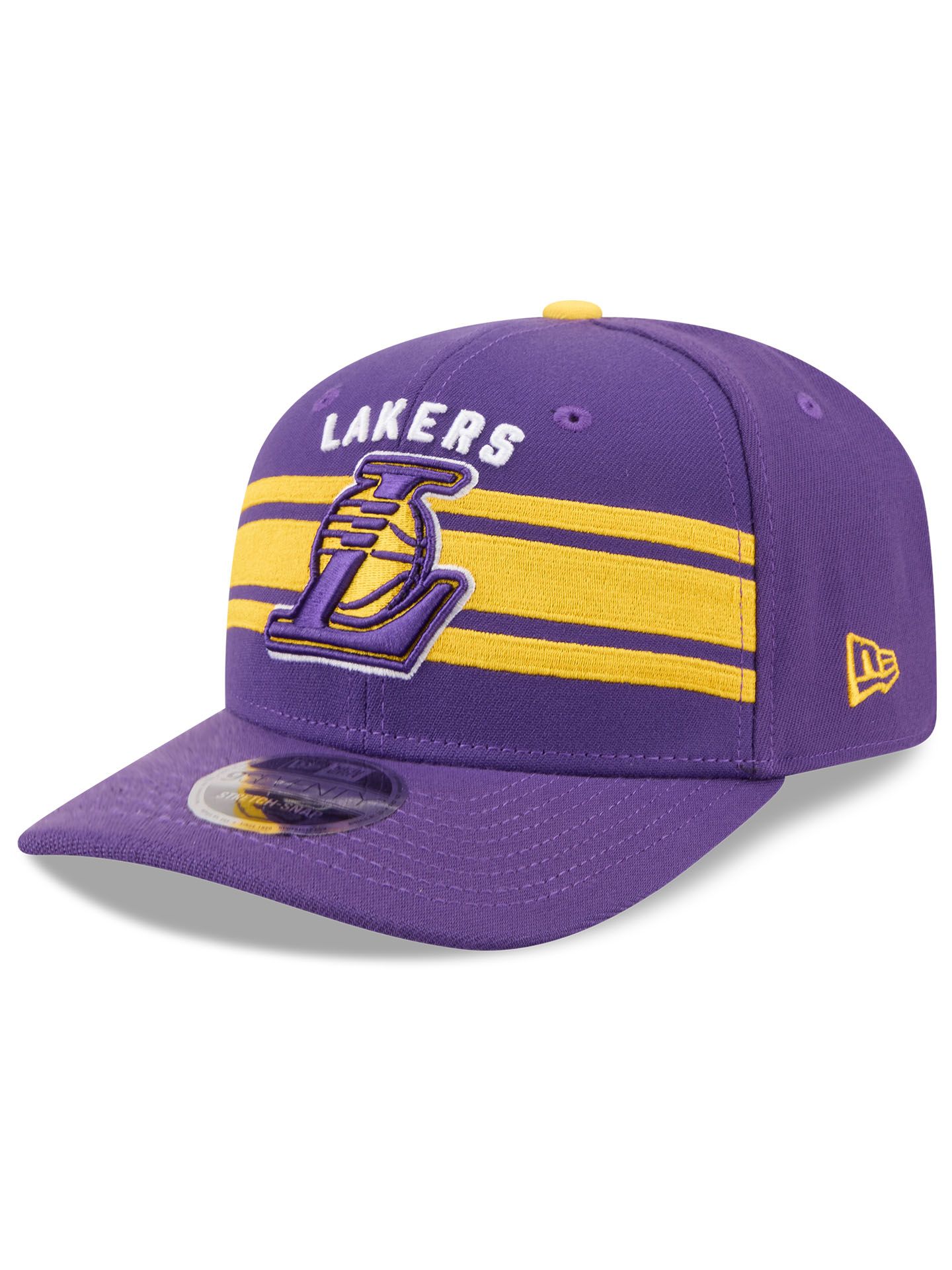 Los Angeles Lakers 2026 NBA Tip-Off 9SEVENTY Stretch-Snap Cap Lila
