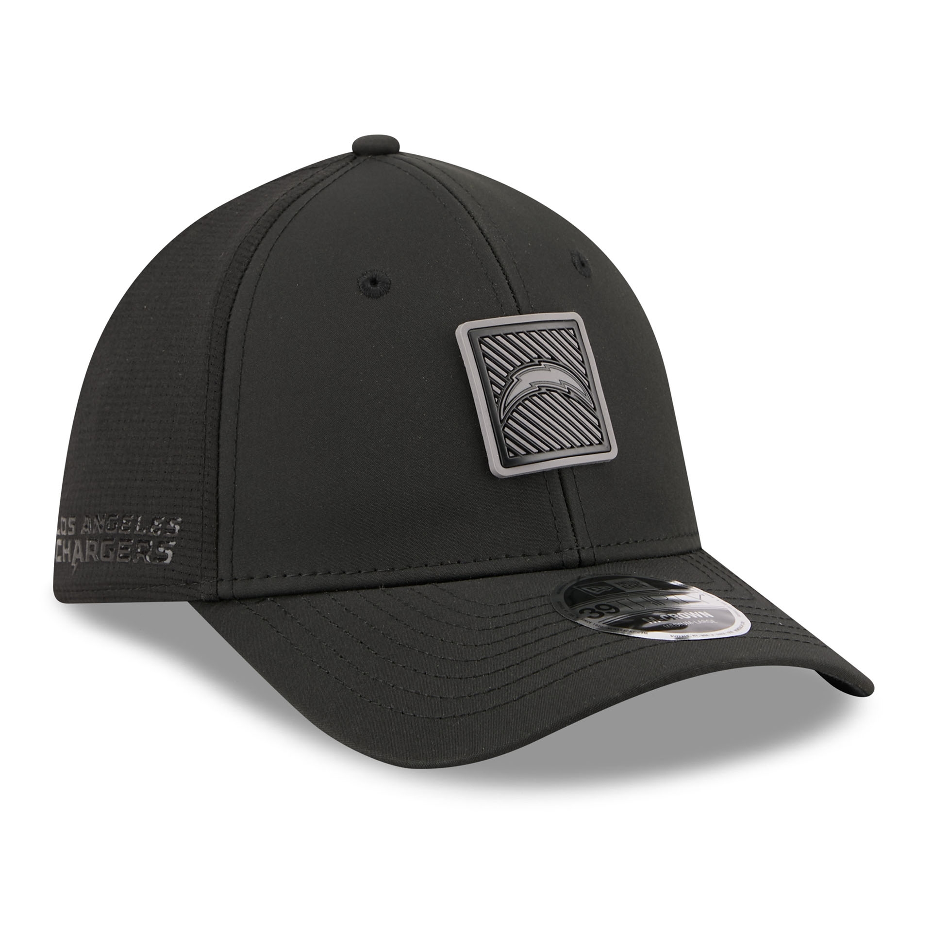 Los Angeles Chargers Black 2026 NFL Training Camp 39THIRTY Flex Cap