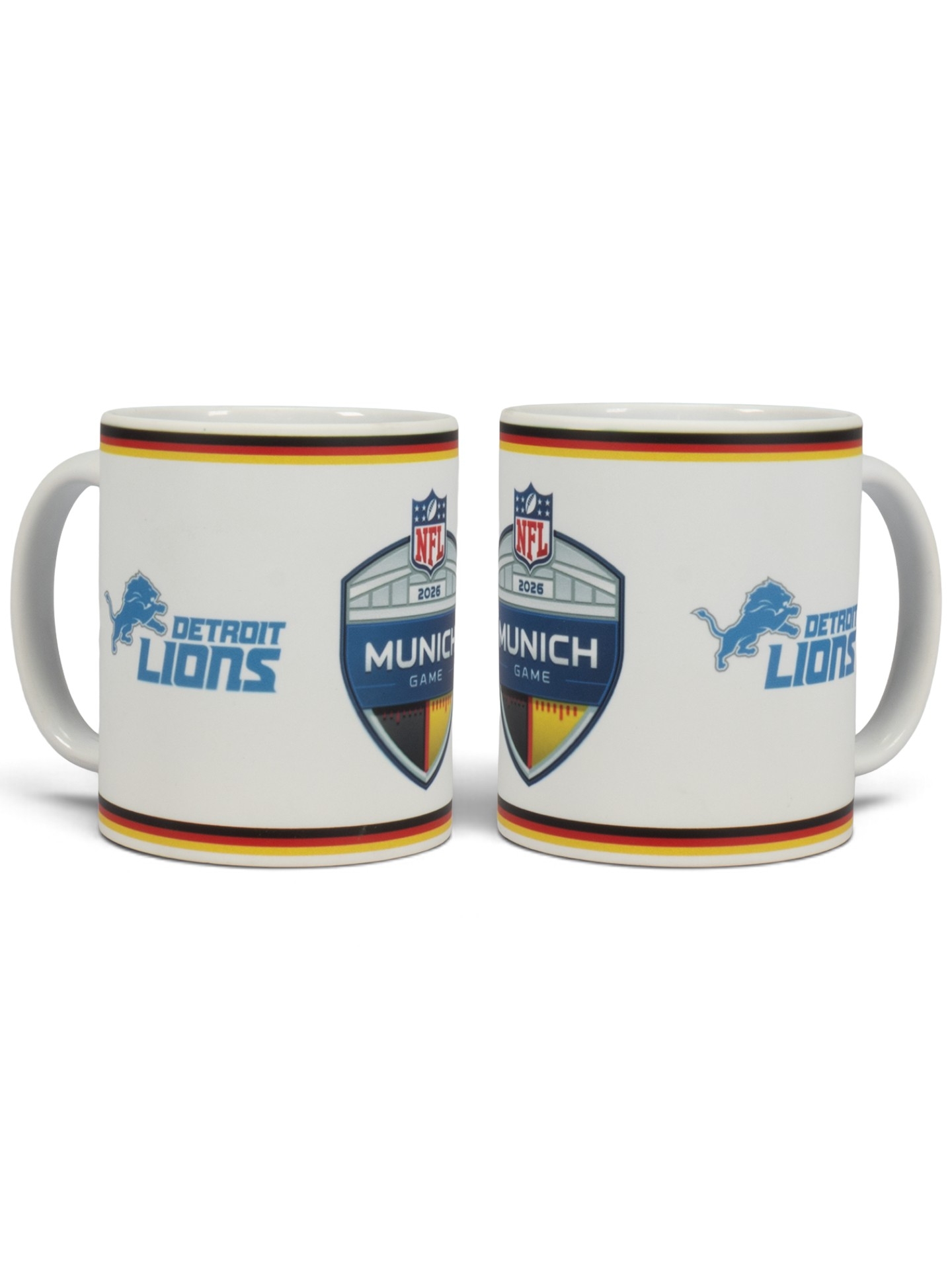 2026 NFL Munich Game Detroit Lions Team Becher (330 ml)