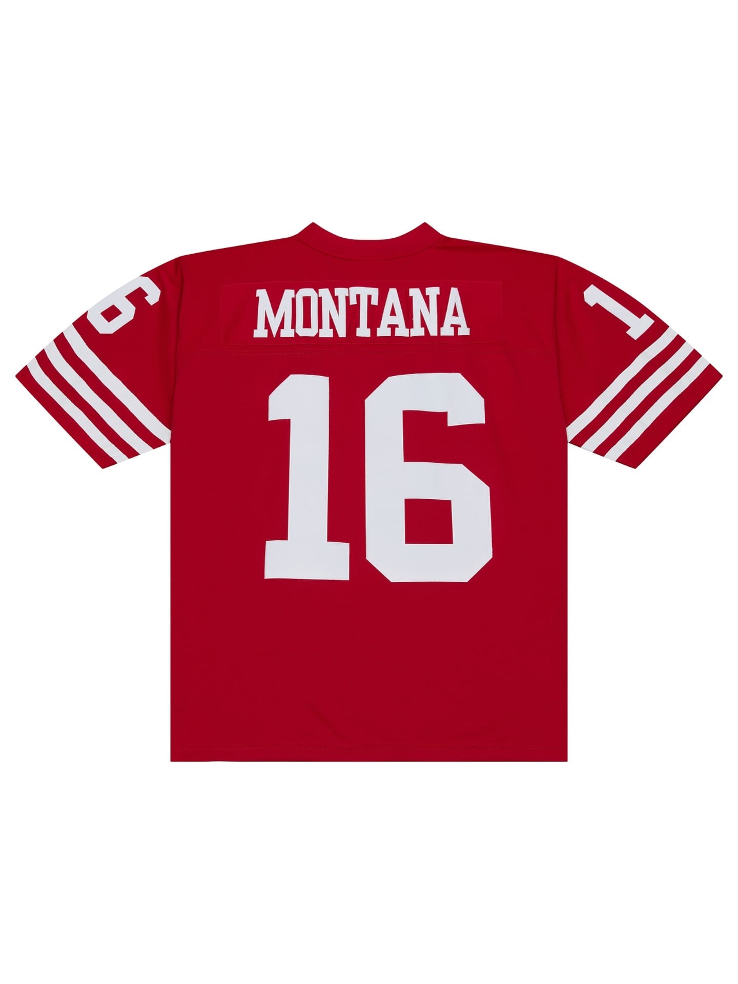 Joe Montana #16 San Francisco 49ers 1990 Legacy Throwback NFL Trikot Rot