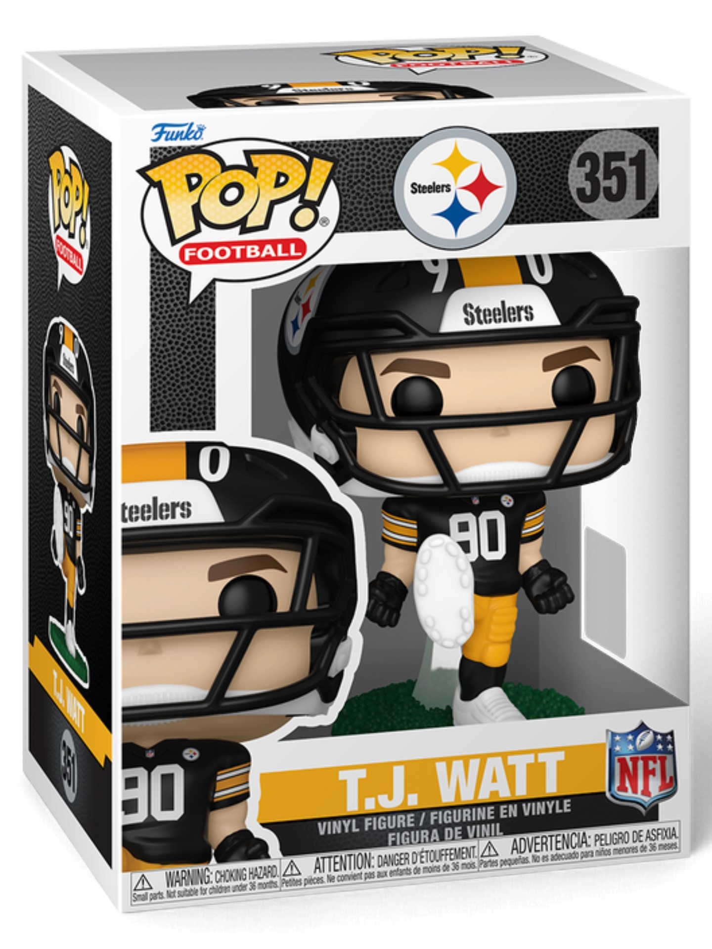 Funko POP! #351 T.J. Watt Pittsburgh Steelers Celebrating Vinyl NFL Figur