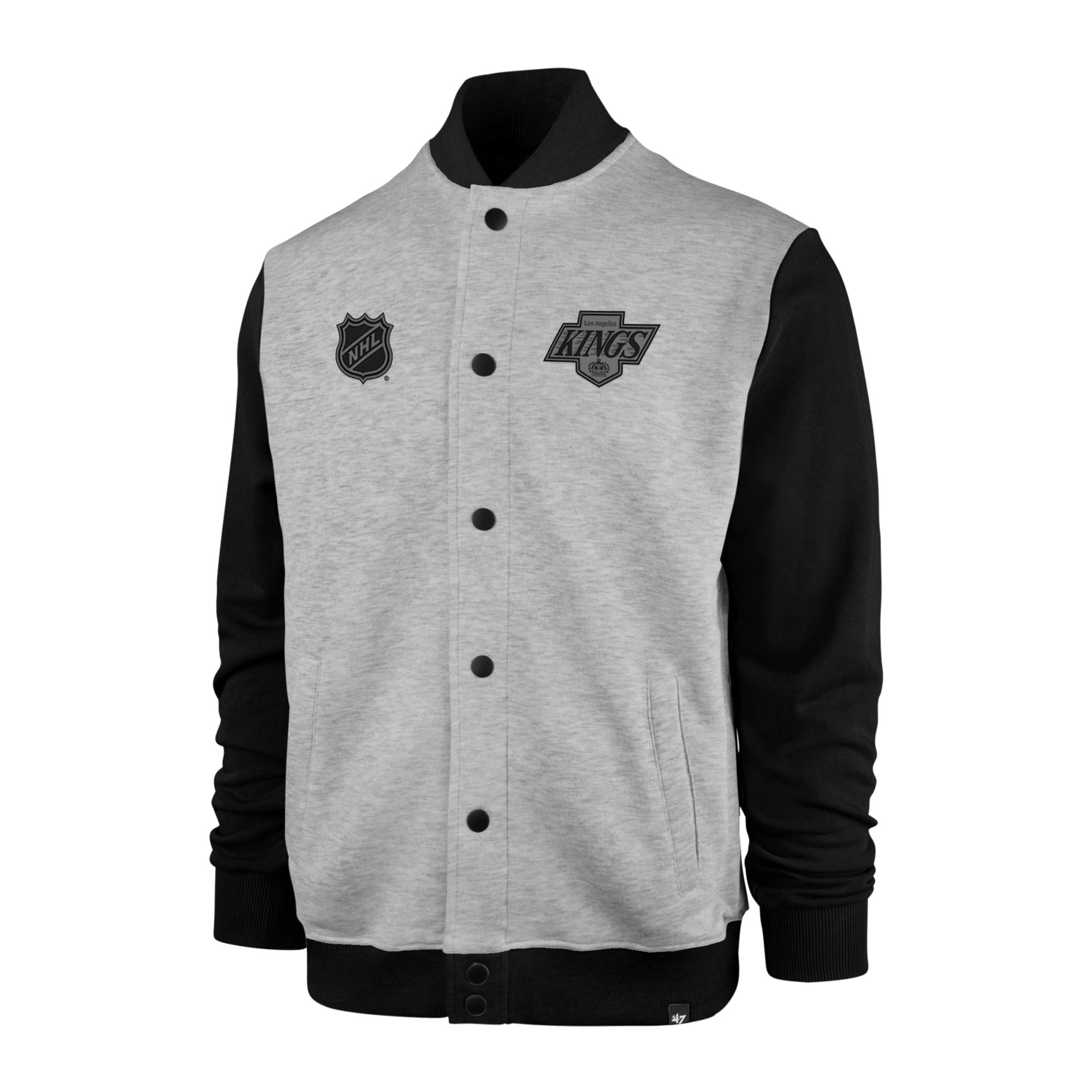 Los Angeles Kings Vintage '47 Burnside Eishockey Letterman Track Jacket