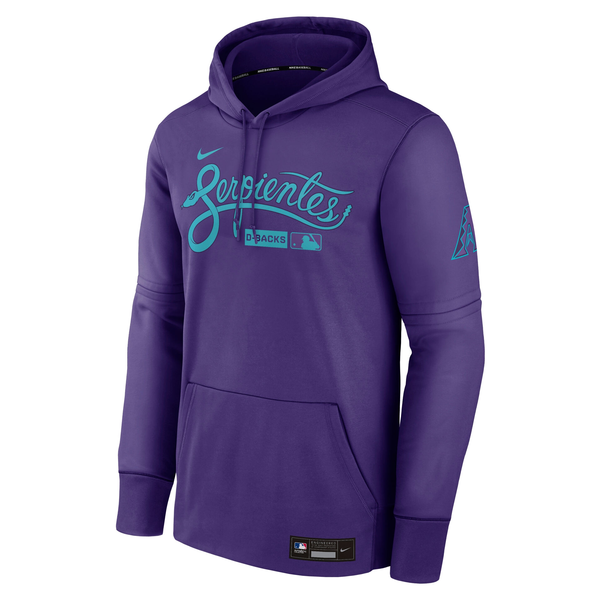 Arizona Diamondbacks City Connect 2026 MLB Authentic Therma Hoodie Lila