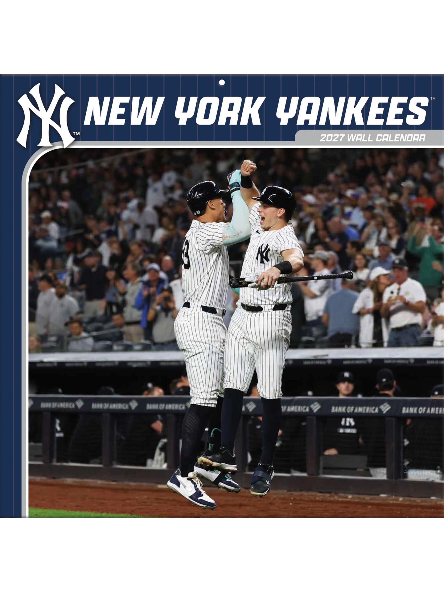New York Yankees 2027 MLB Team Wandkalender