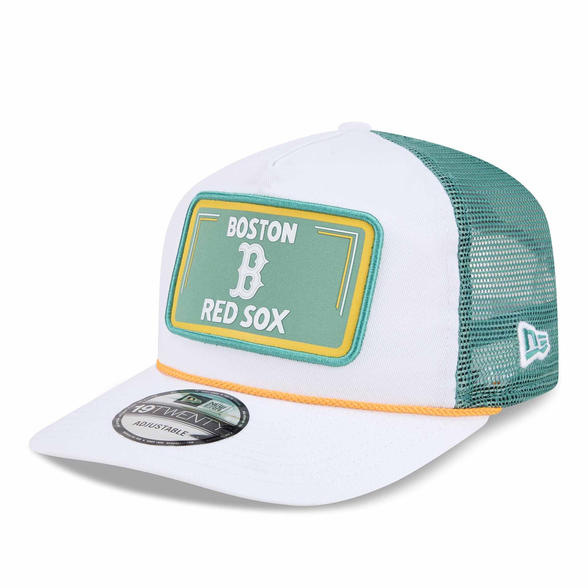 Boston Red Sox 2026 MLB City Connect 19TWENTY Fan Pack Adjustable Trucker Cap Weiß