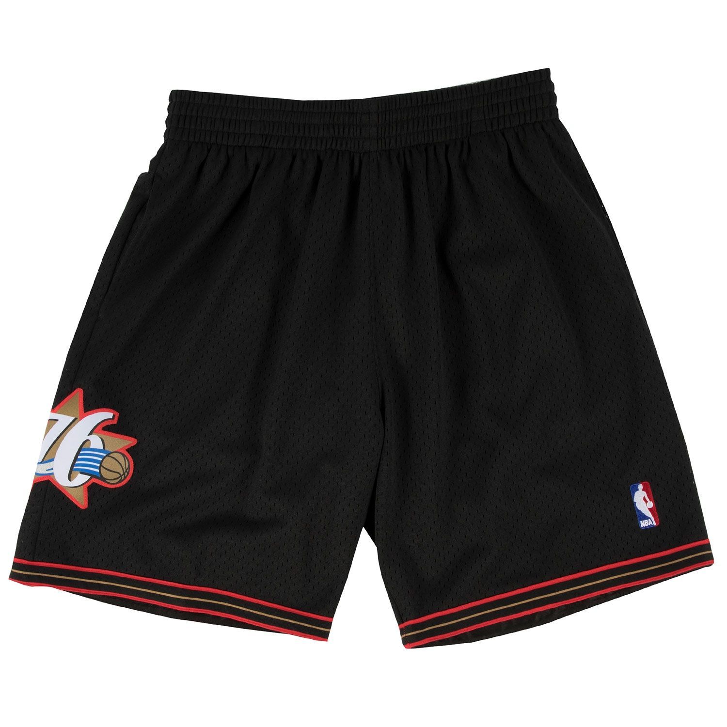 Philadelphia 76ers 2000-01 Mitchell & Ness Swingman NBA Shorts Schwarz