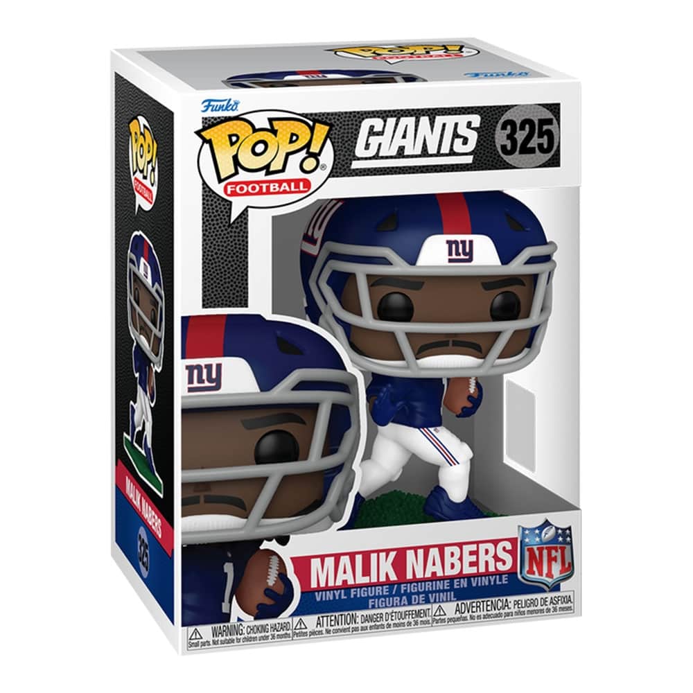 Funko POP! #325 Malik Nabers New York Giants Vinyl NFL Figur