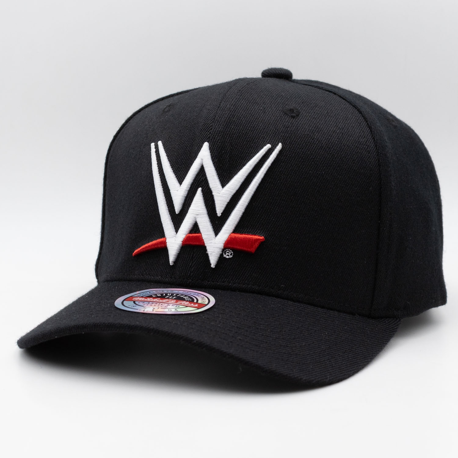 Throwback WWE Mitchell & Ness Classic Red Snapback Cap Black