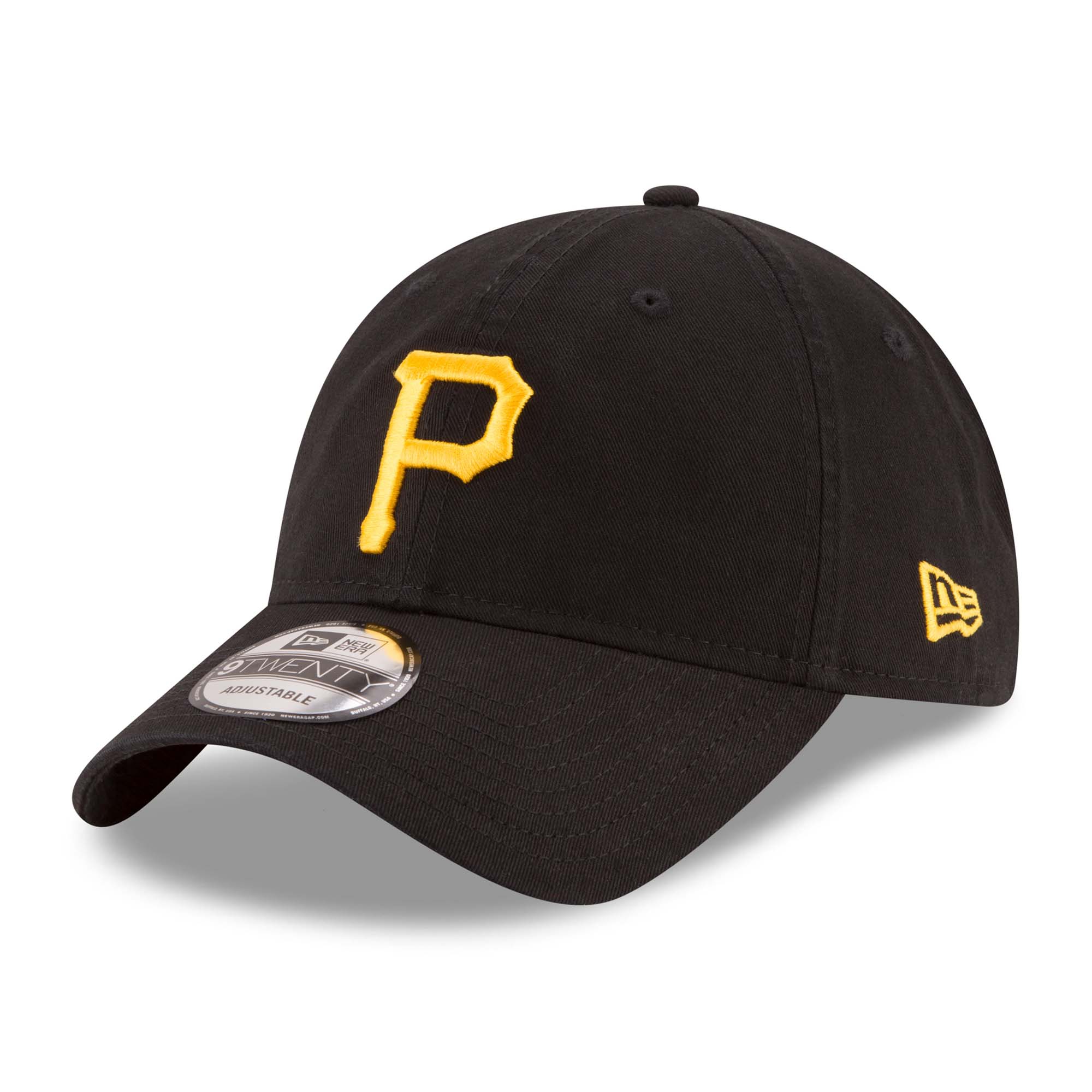 Pittsburgh Pirates Core Classic New Era 9TWENTY Adjustable MLB Cap Schwarz