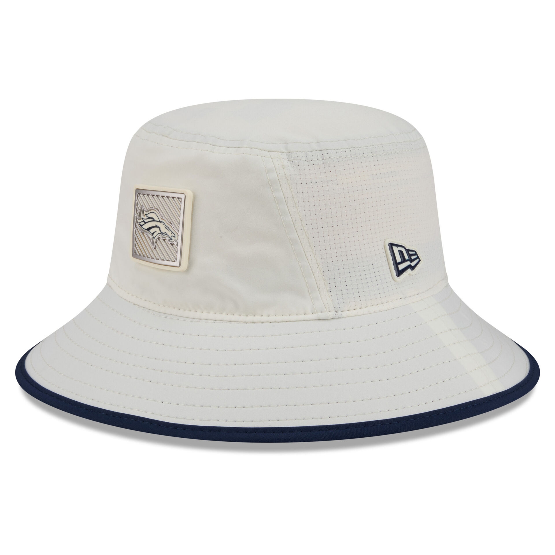 Denver Broncos 2026 NFL Training Camp Stretch Bucket Hat Cream/Navy