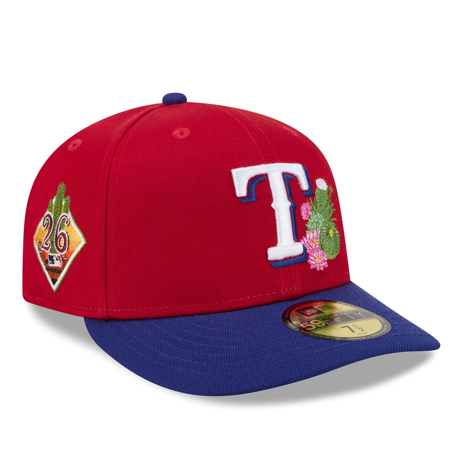 Texas Rangers 2026 MLB Authentic Spring Training Pre-Curved 59FIFTY Cap Rot
