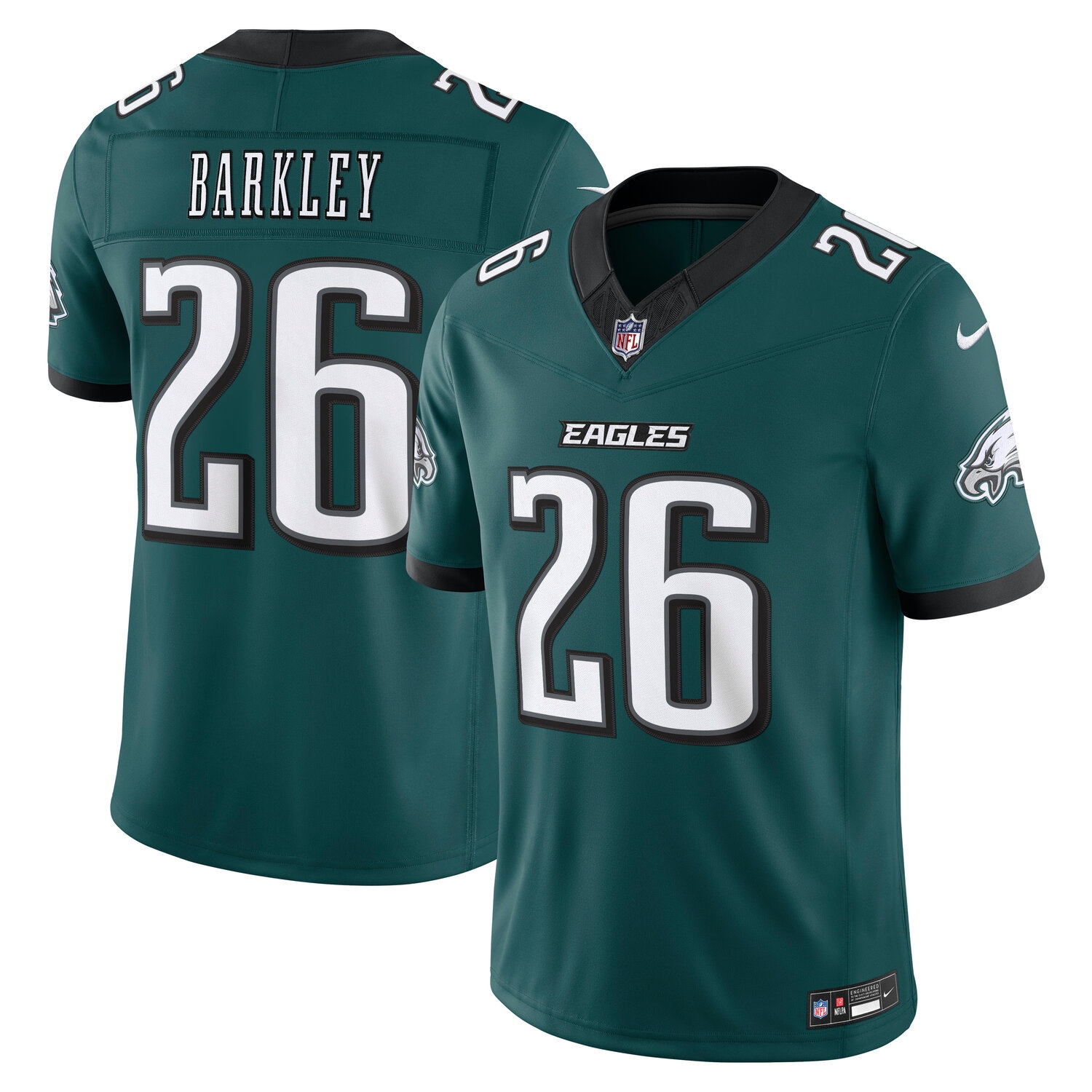 Saquon Barkley #26 Philadelphia Eagles 2026 Stitched Limited NFL Trikot Grün