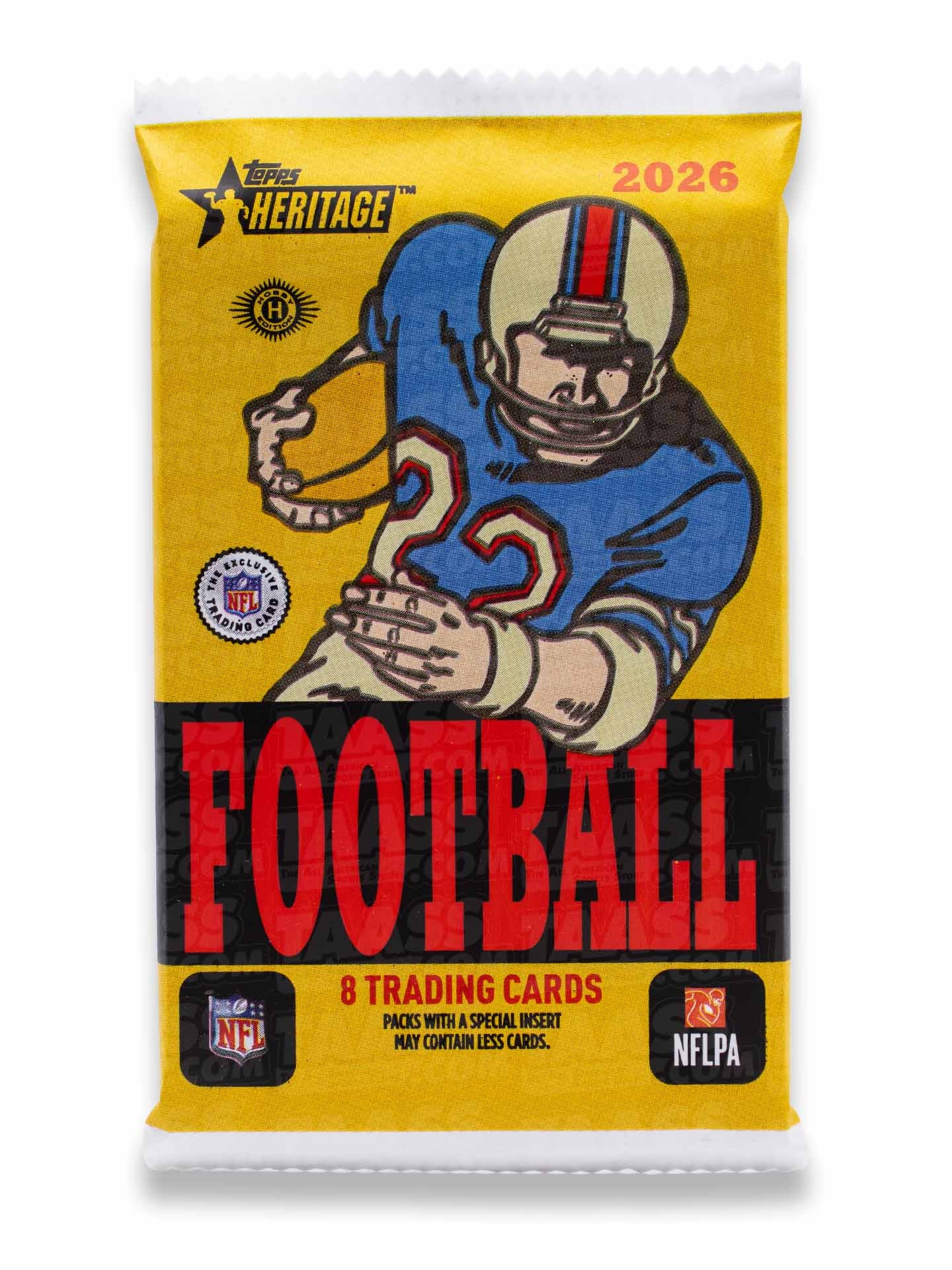 2026 Topps Heritage Football NFL Hobby Pack