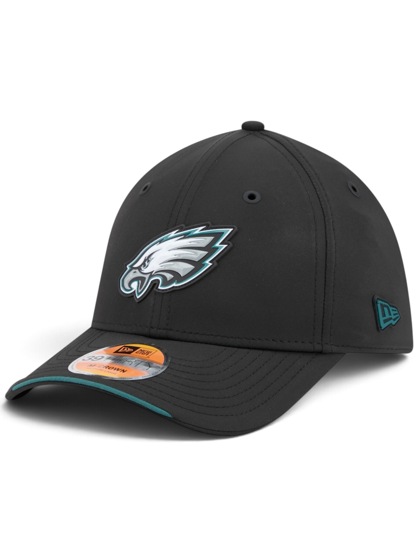 Philadelphia Eagles 2026 NFL Sideline 39THIRTY M-Crown Flex Cap Black