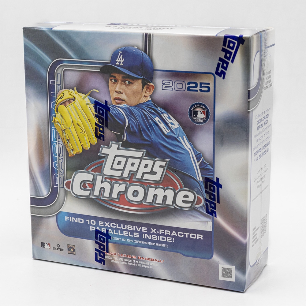 2025 Topps Chrome Baseball MLB Mega Box