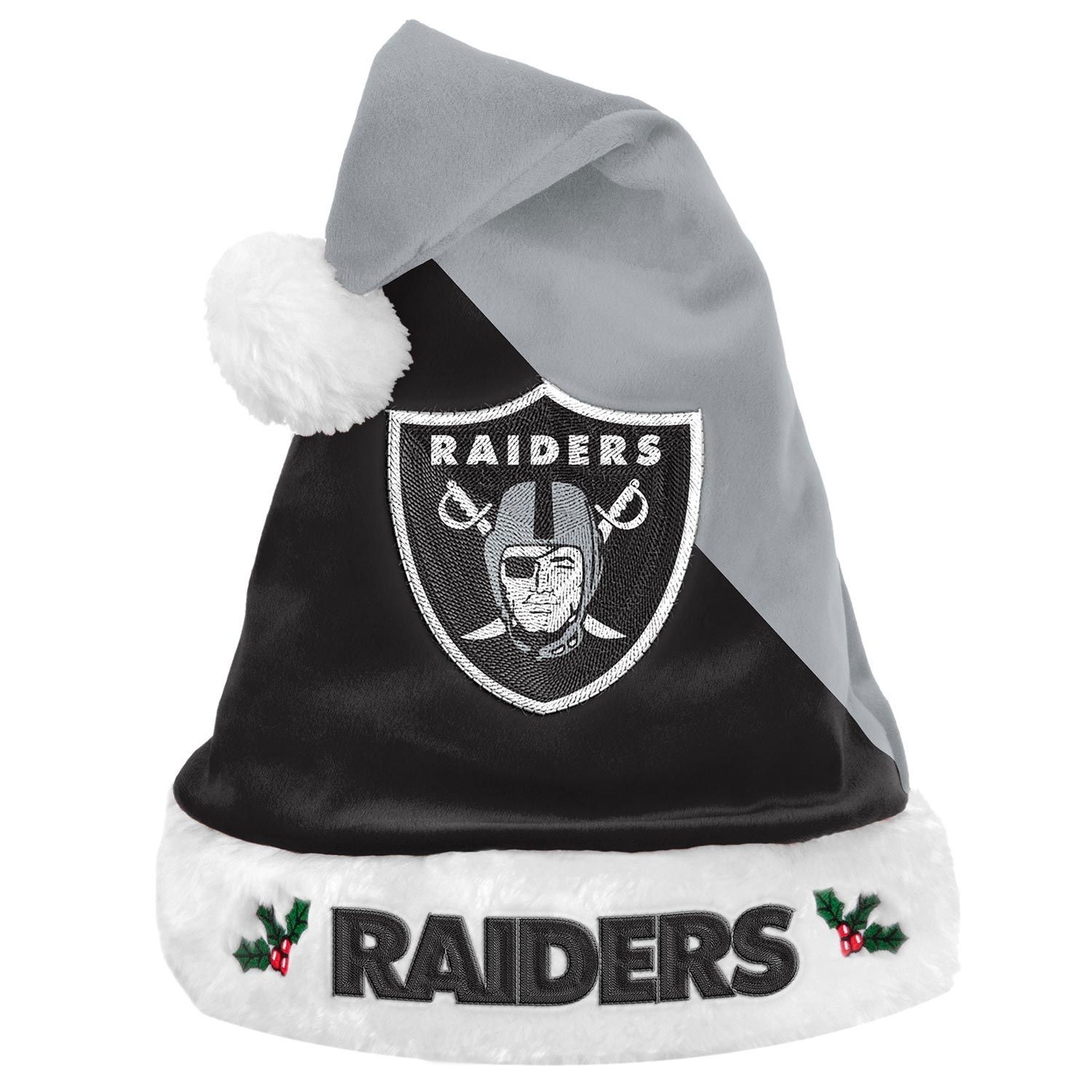 Las Vegas Raiders FOCO Basic Santa NFL Weihnachtsmannmütze