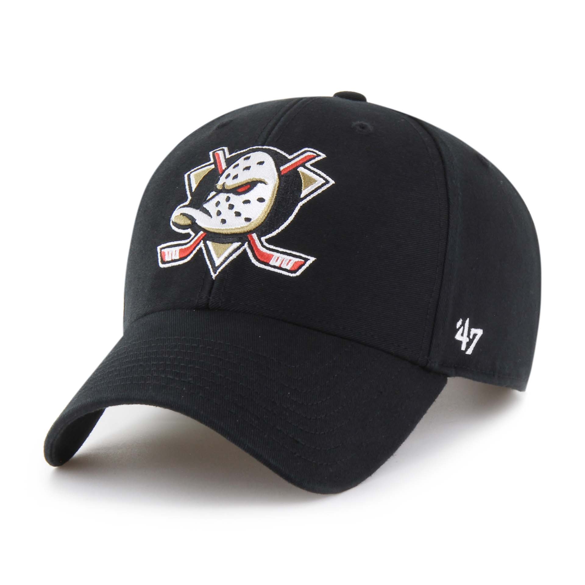 Anaheim Ducks '47 MVP Legend Adjustable NHL Cap Schwarz