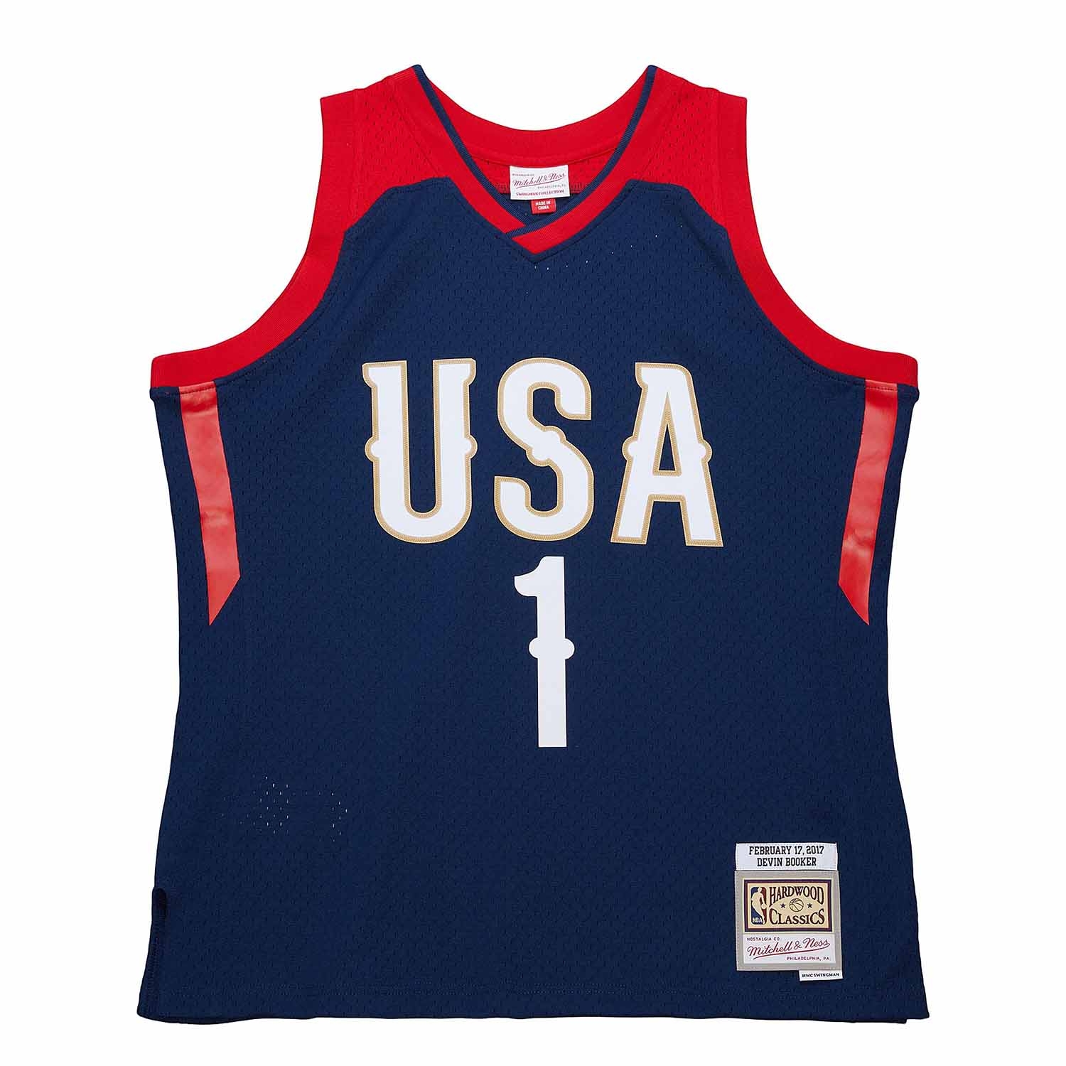 Devin Booker #1 All-Star Weekend 2017 Swingman NBA Trikot Blau