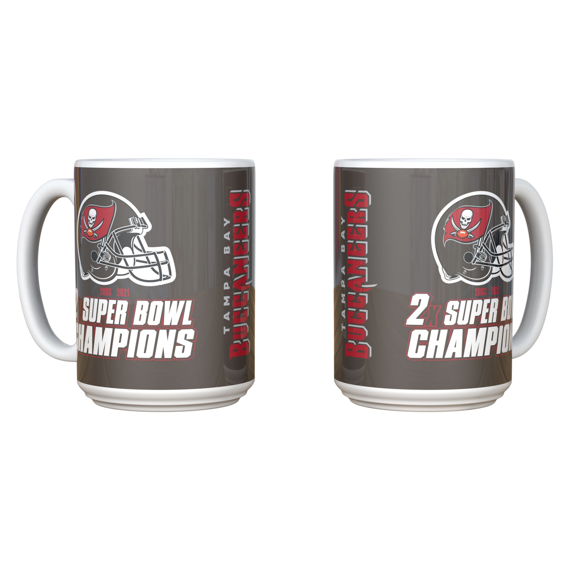 Tampa Bay Buccaneers 2x Super Bowl Champions Jumbo NFL Becher (440 ml)