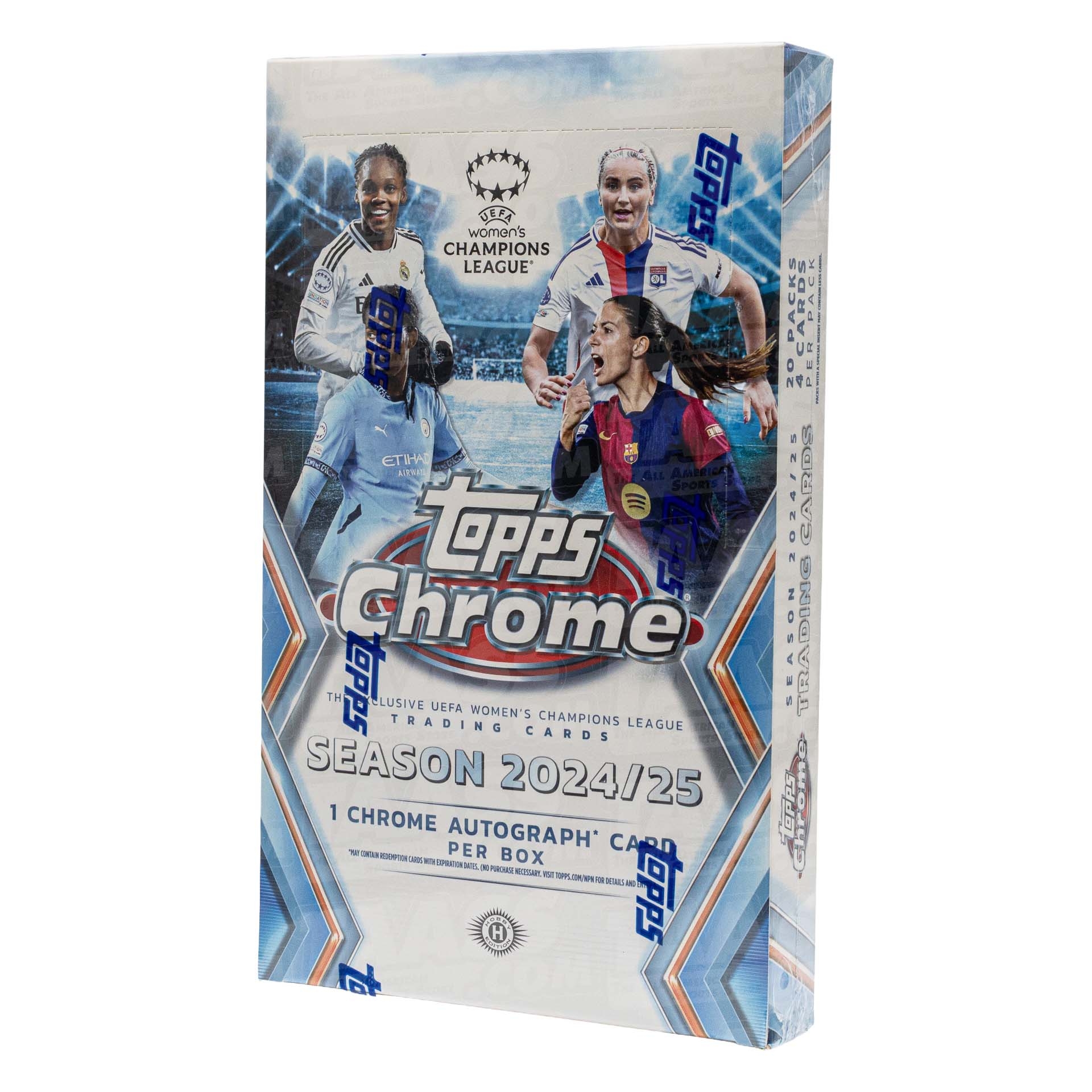 2024/25 Topps Chrome UEFA Women's Champions League Fußball Hobby Box