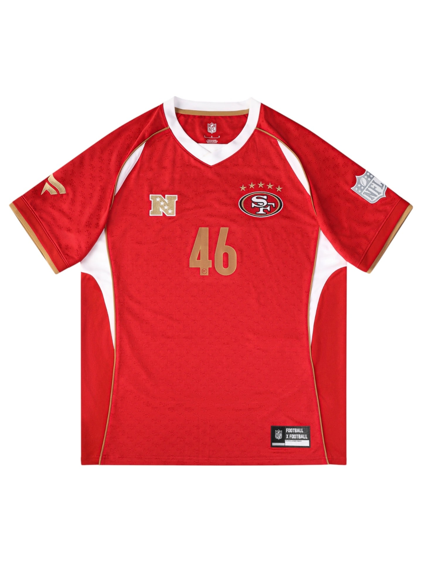 San Francisco 49ers 2026 Football x Football NFL Fan Trikot Rot